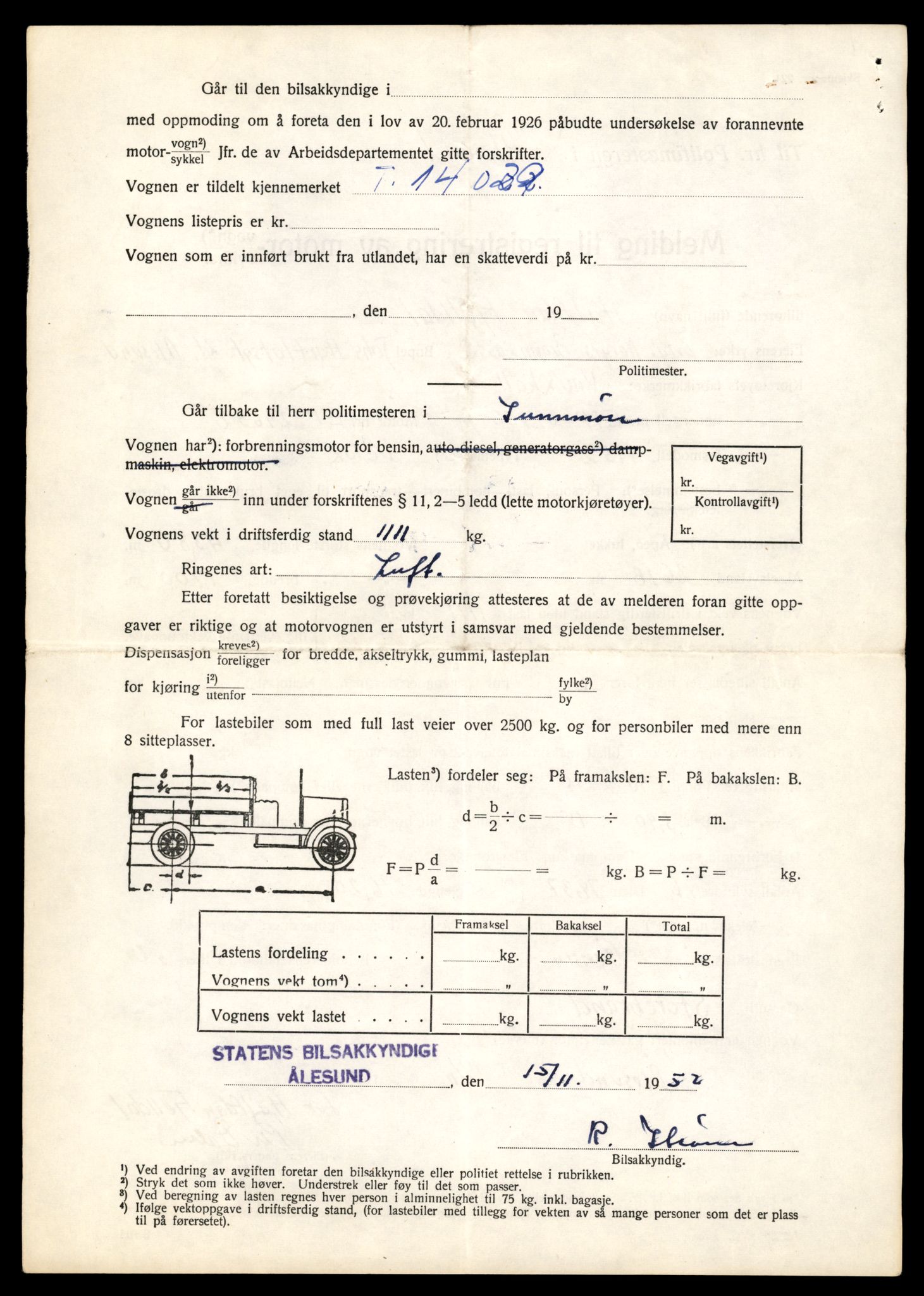 Møre og Romsdal vegkontor - Ålesund trafikkstasjon, AV/SAT-A-4099/F/Fe/L0042: Registreringskort for kjøretøy T 13906 - T 14079, 1927-1998, s. 1956