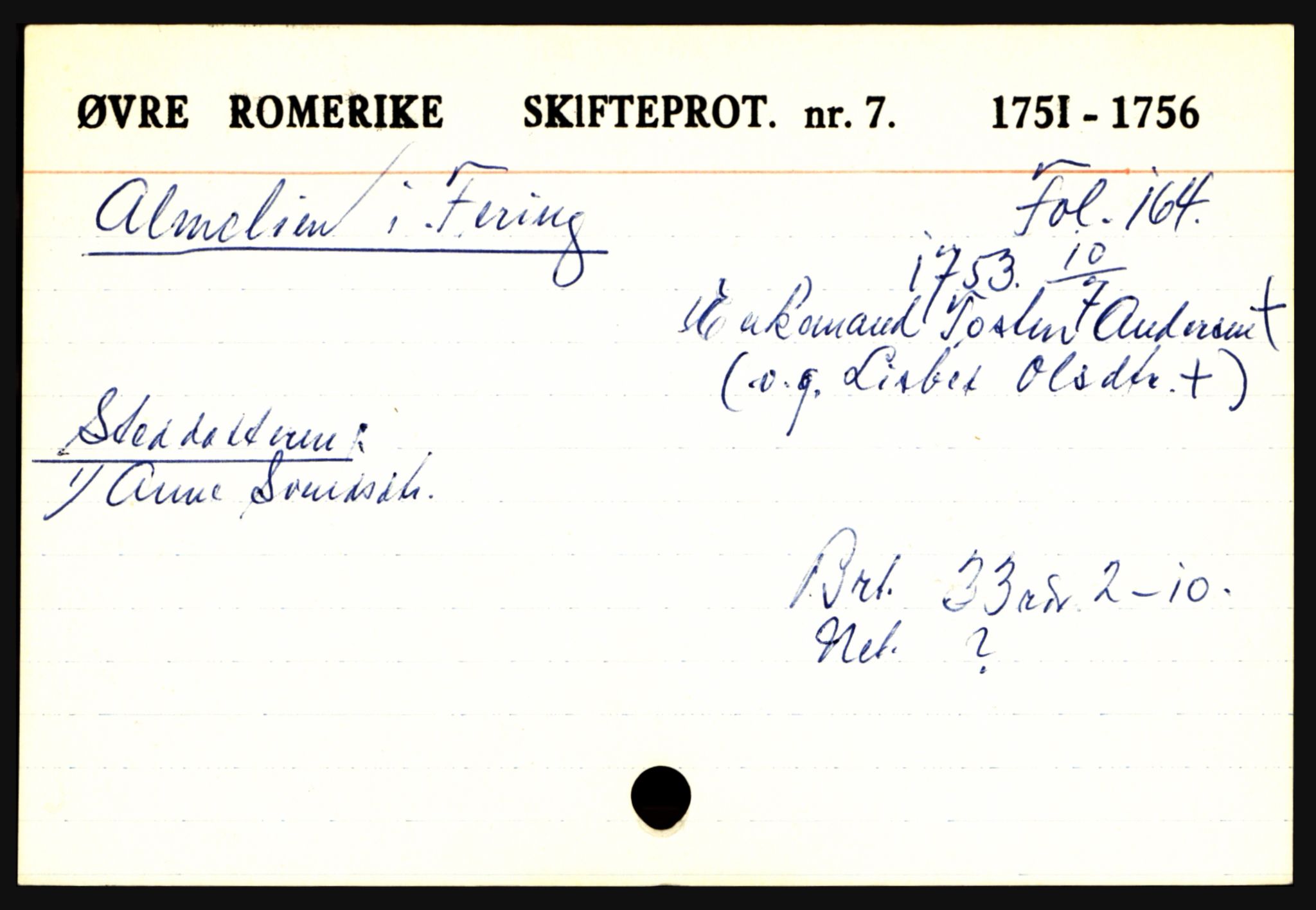 Øvre Romerike sorenskriveri, SAO/A-10649/H, 1683-1865, s. 41