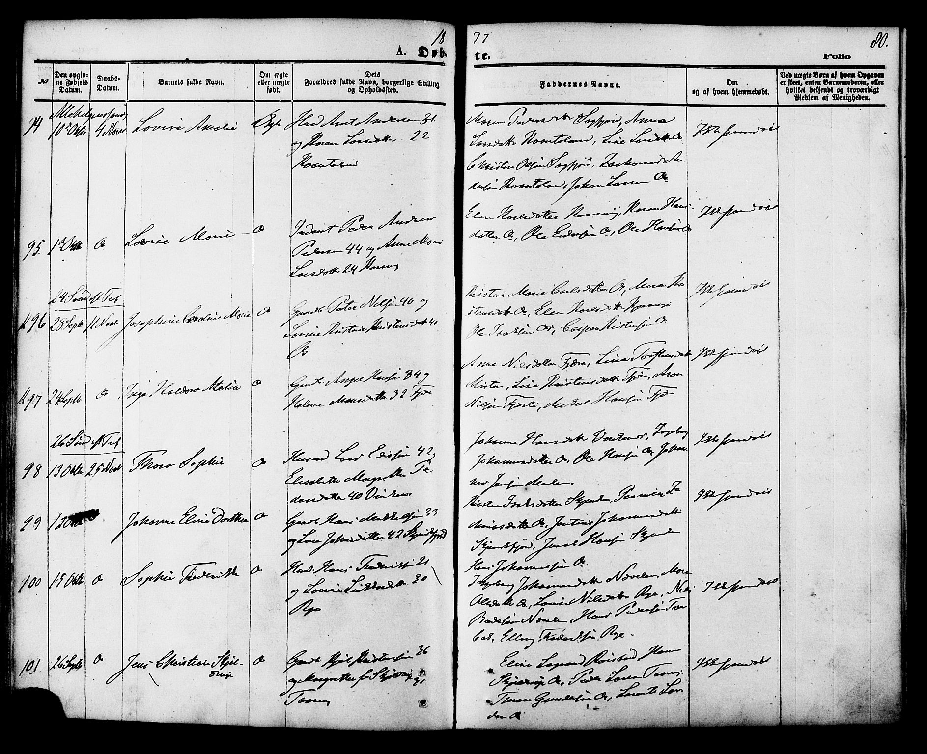 Ministerialprotokoller, klokkerbøker og fødselsregistre - Nordland, AV/SAT-A-1459/853/L0771: Ministerialbok nr. 853A10, 1870-1881, s. 80