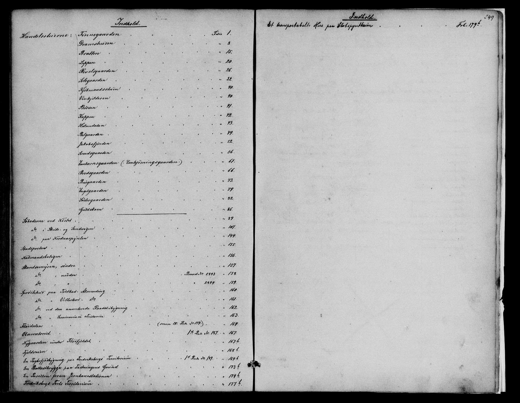 Byfogd og Byskriver i Bergen, SAB/A-3401/03/03AdC/L0021: Panteregister nr. A.d.C.21, 1801-1851, s. 249