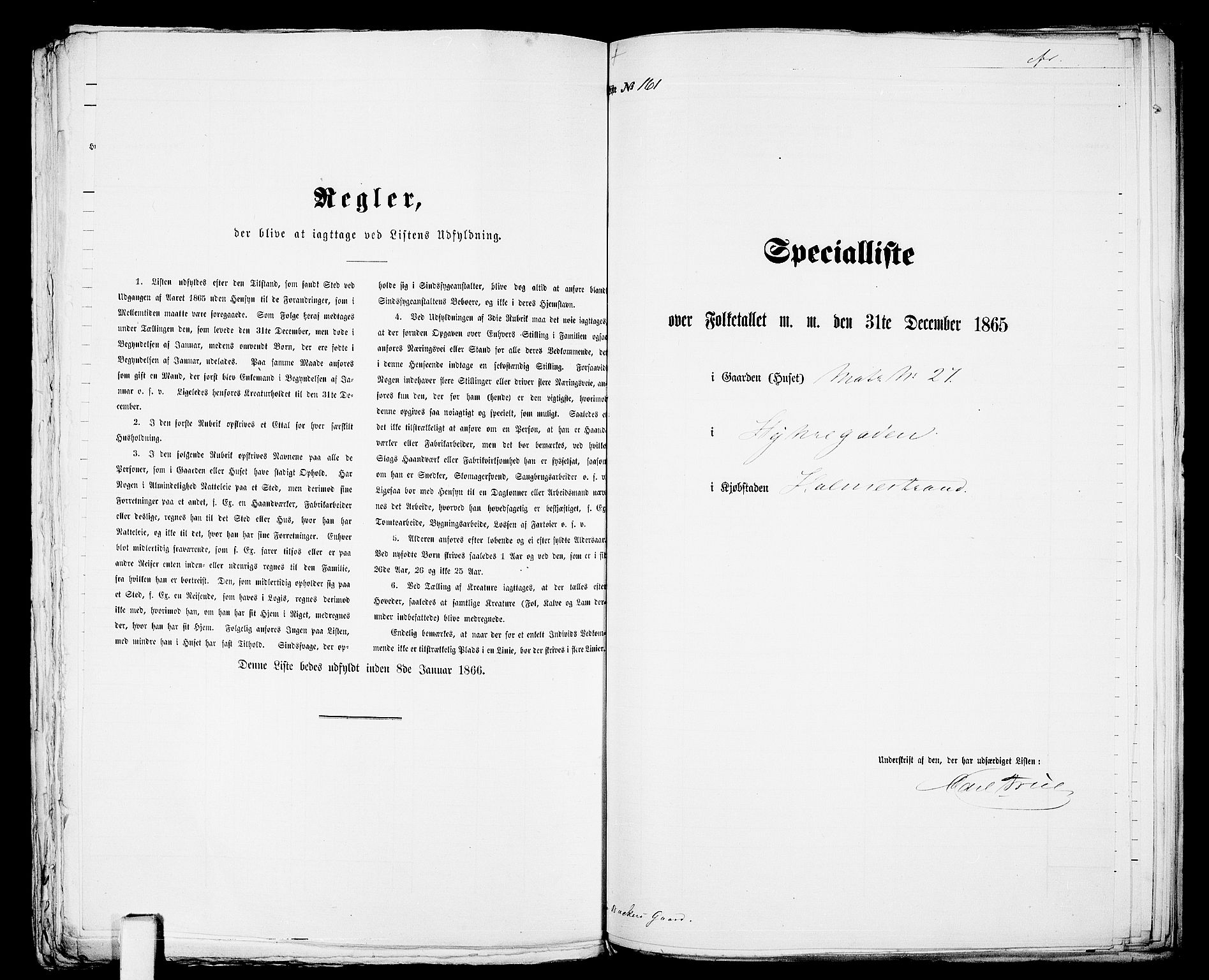 RA, Folketelling 1865 for 0702B Botne prestegjeld, Holmestrand kjøpstad, 1865, s. 331