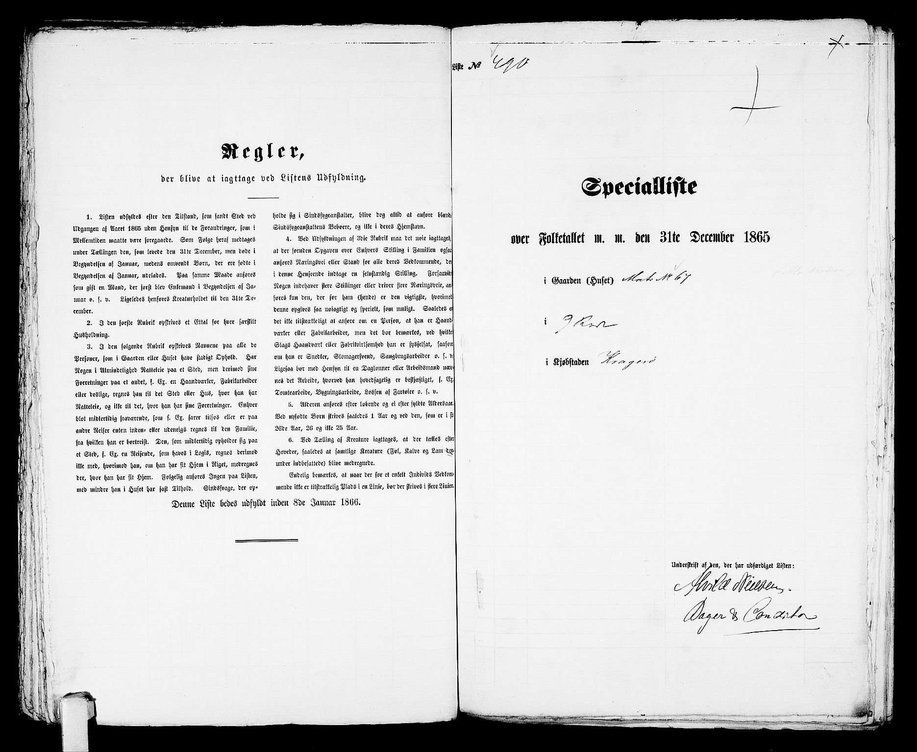 RA, Folketelling 1865 for 0801B Kragerø prestegjeld, Kragerø kjøpstad, 1865, s. 996