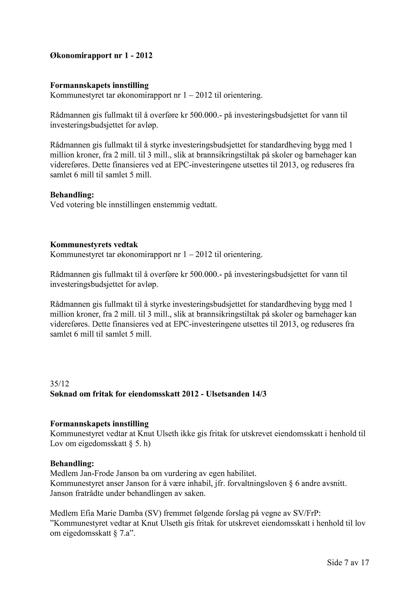 Klæbu Kommune, TRKO/KK/01-KS/L005: Kommunestyret - Møtedokumenter, 2012, s. 973