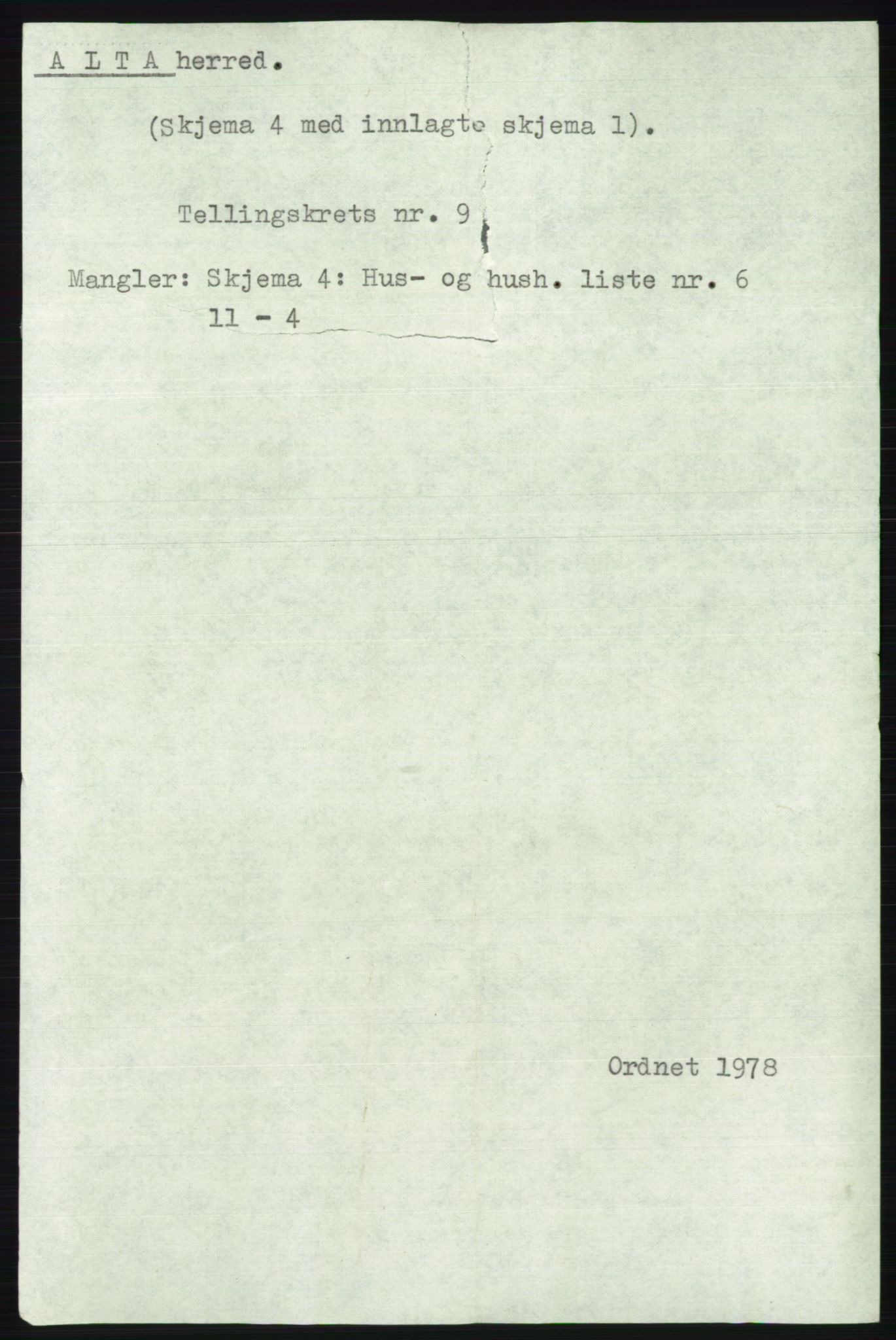 SATØ, Folketelling 1920 for 2012 Alta herred, 1920, s. 6590