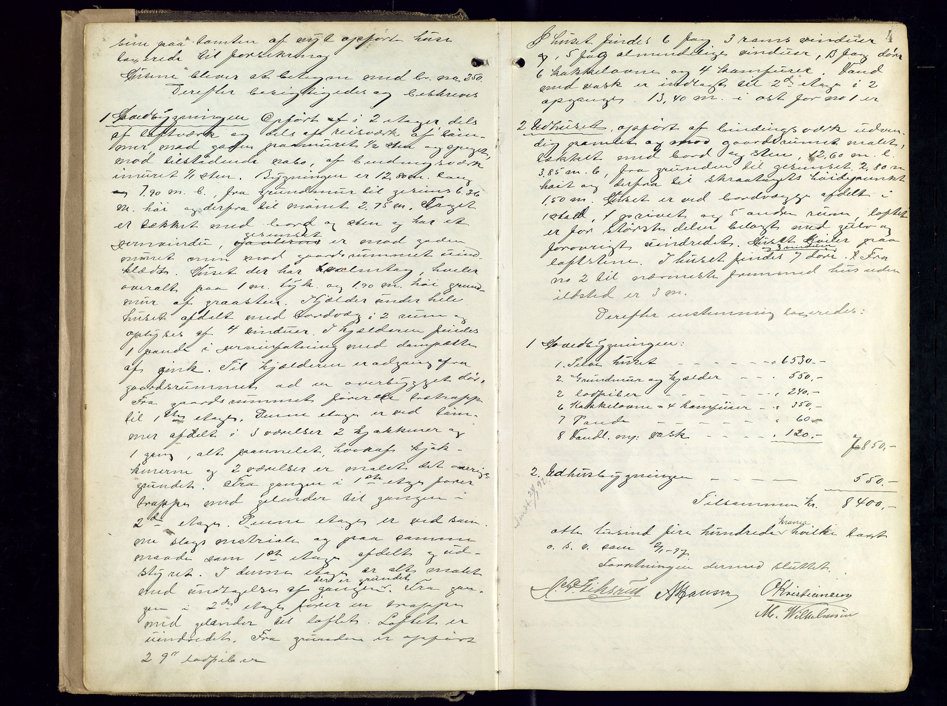 Norges Brannkasse, Hamar, AV/SAH-NBRANH-006/F/Fa/L0004: Branntakstprotokoll, 1897-1901, s. 3b-4a