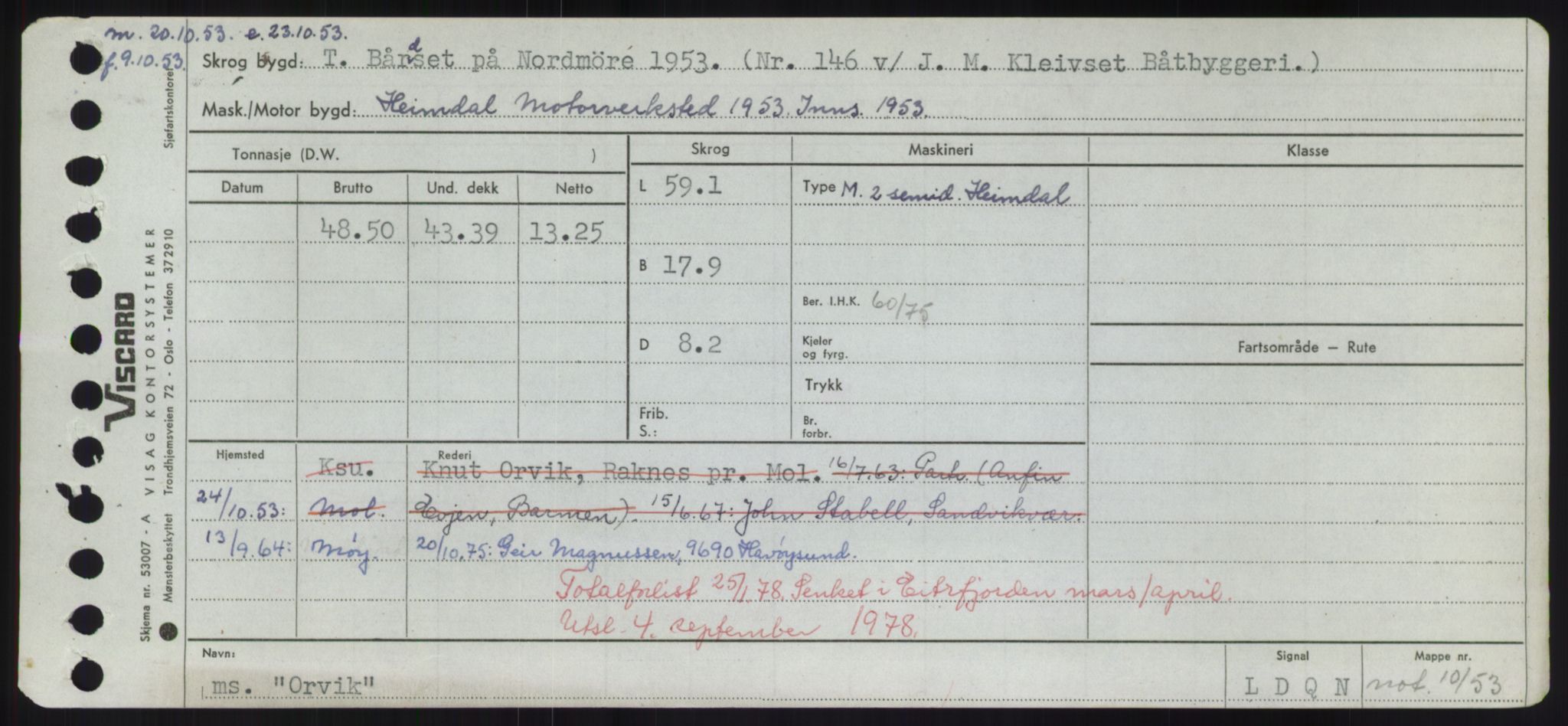 Sjøfartsdirektoratet med forløpere, Skipsmålingen, RA/S-1627/H/Hd/L0028: Fartøy, O, s. 377