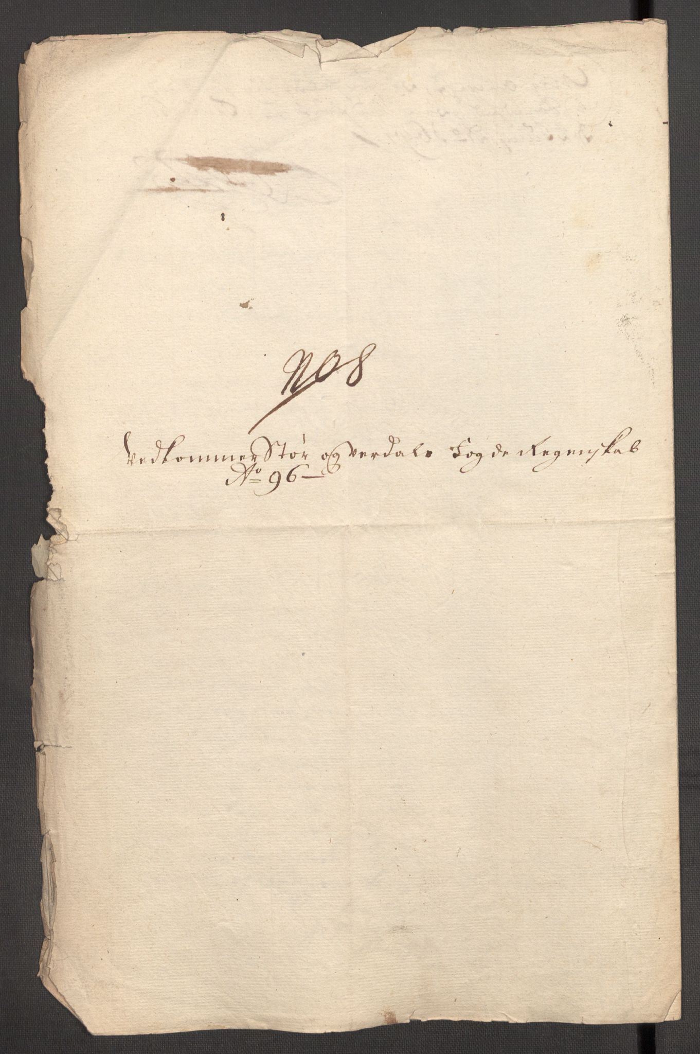 Rentekammeret inntil 1814, Reviderte regnskaper, Fogderegnskap, RA/EA-4092/R62/L4188: Fogderegnskap Stjørdal og Verdal, 1696, s. 224