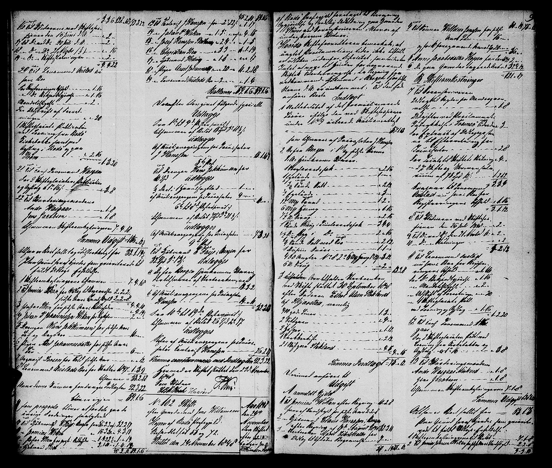 Salten sorenskriveri, AV/SAT-A-4578/1/3/3A/L0058: Skifteslutningsprotokoll, 1848-1851, s. 9