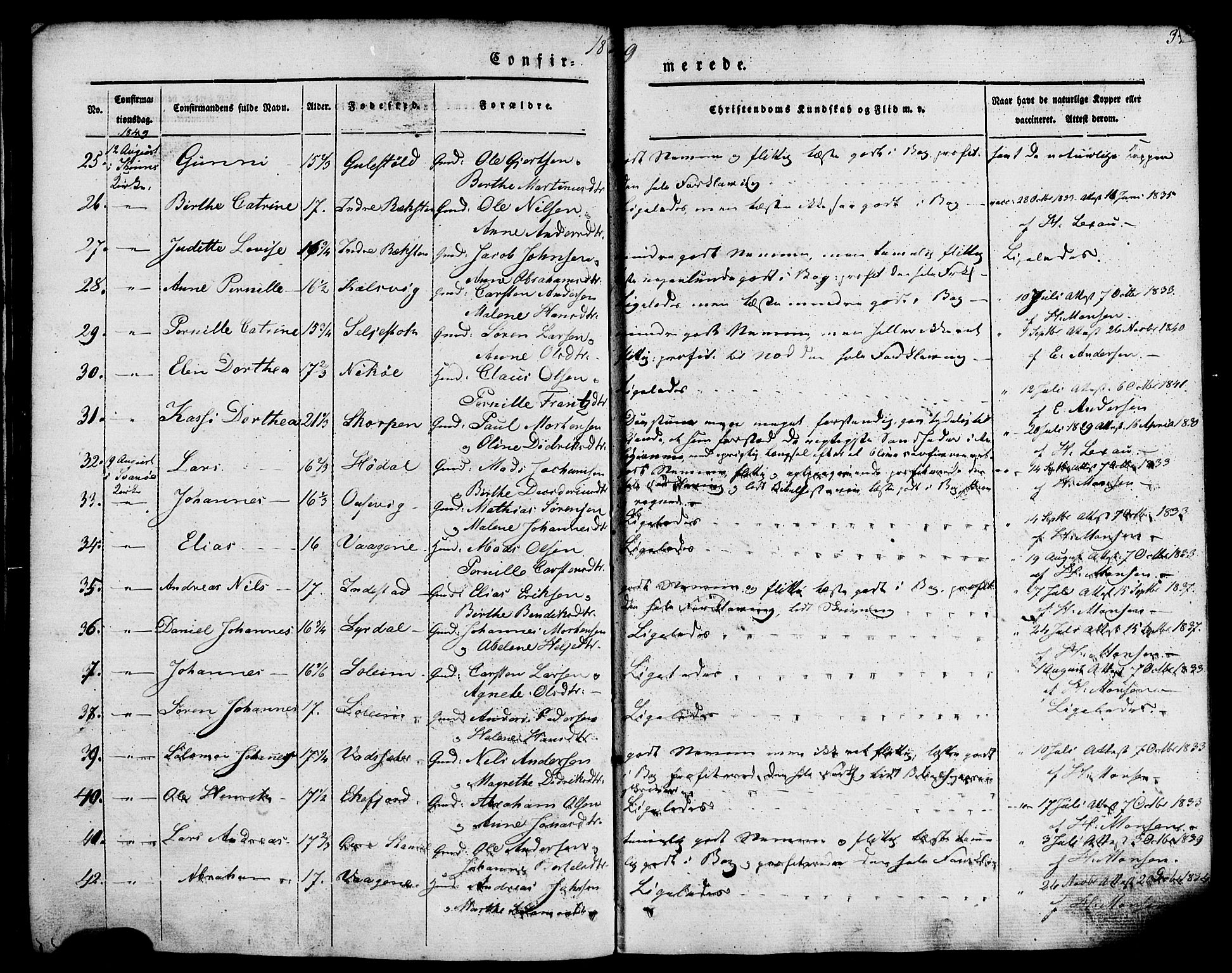 Kinn sokneprestembete, AV/SAB-A-80801/H/Haa/Haaa/L0007: Ministerialbok nr. A 7, 1841-1858, s. 34