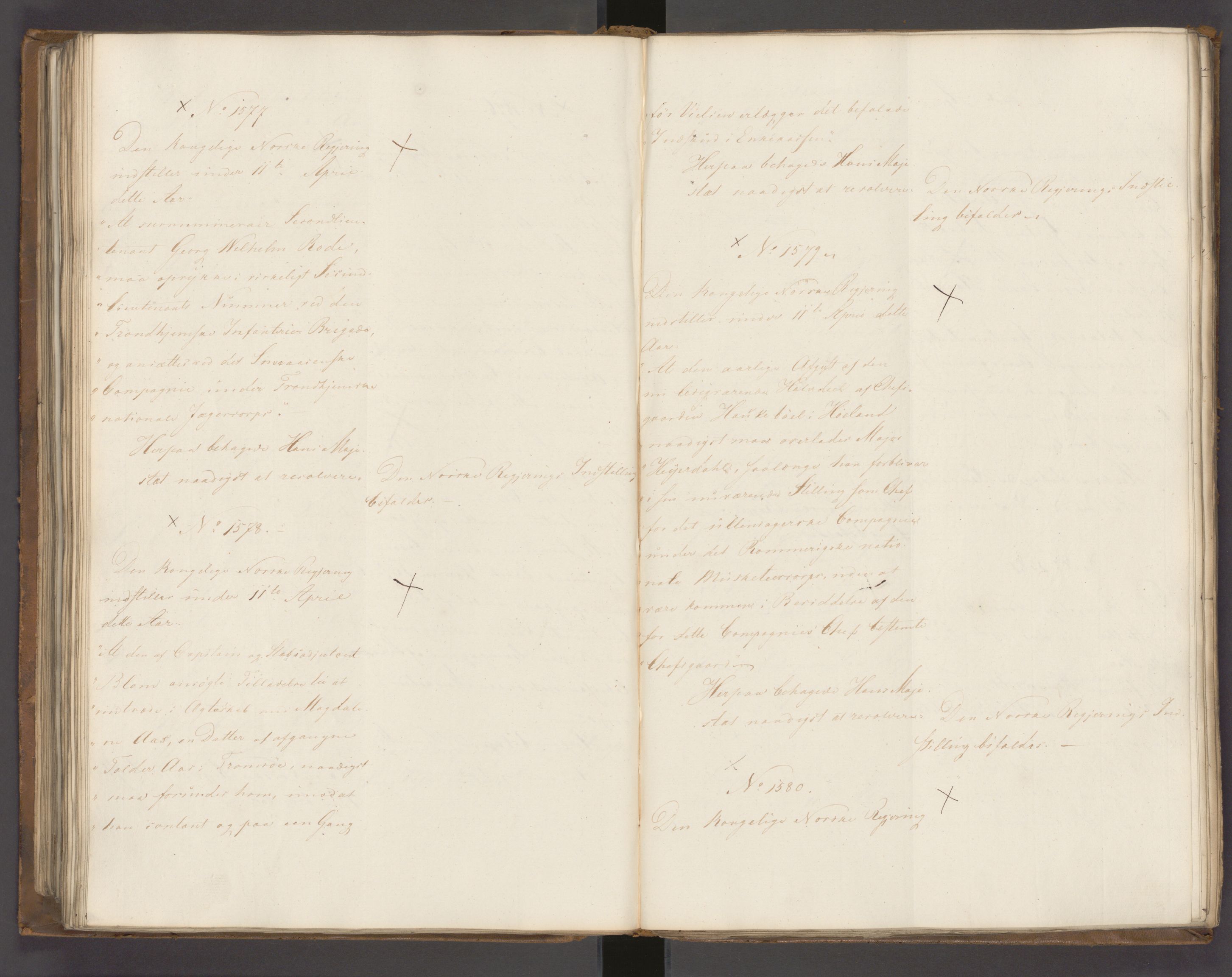 Statsrådssekretariatet, AV/RA-S-1001/A/Ab/L0022: Kgl. res. nr. 1210-1721, 1. halvår, 1826