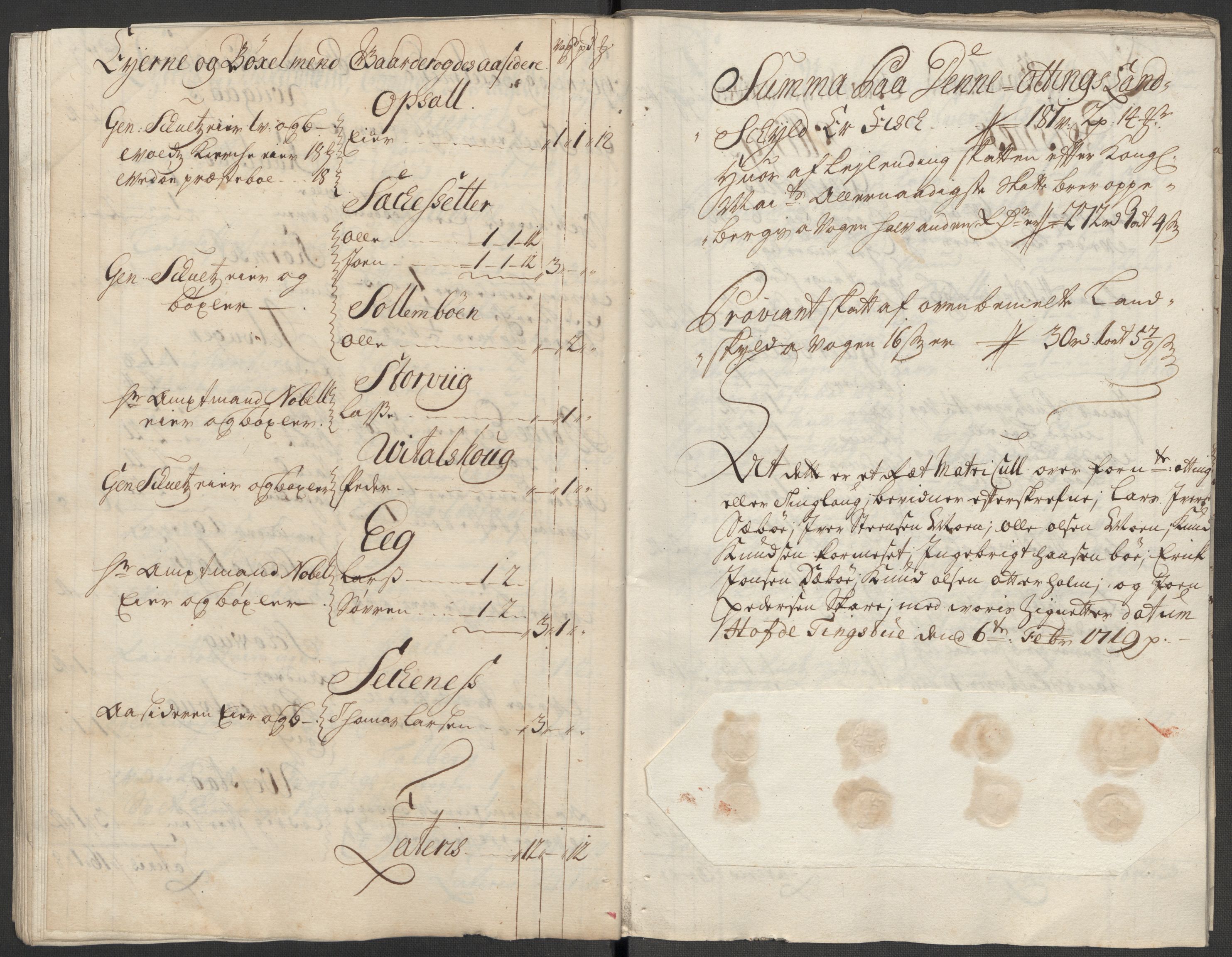 Rentekammeret inntil 1814, Reviderte regnskaper, Fogderegnskap, RA/EA-4092/R55/L3665: Fogderegnskap Romsdal, 1718, s. 52