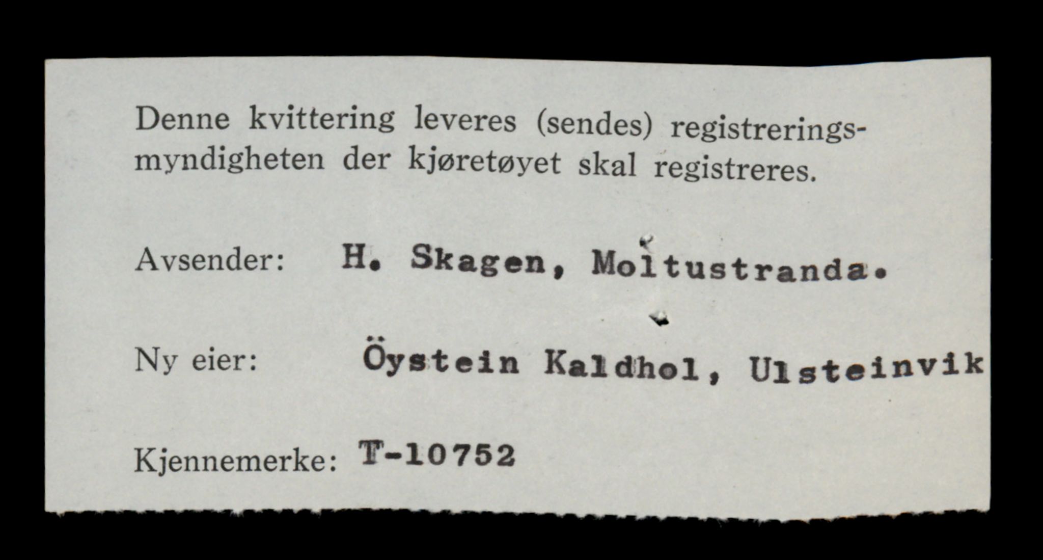 Møre og Romsdal vegkontor - Ålesund trafikkstasjon, SAT/A-4099/F/Fe/L0023: Registreringskort for kjøretøy T 10695 - T 10809, 1927-1998, s. 1745