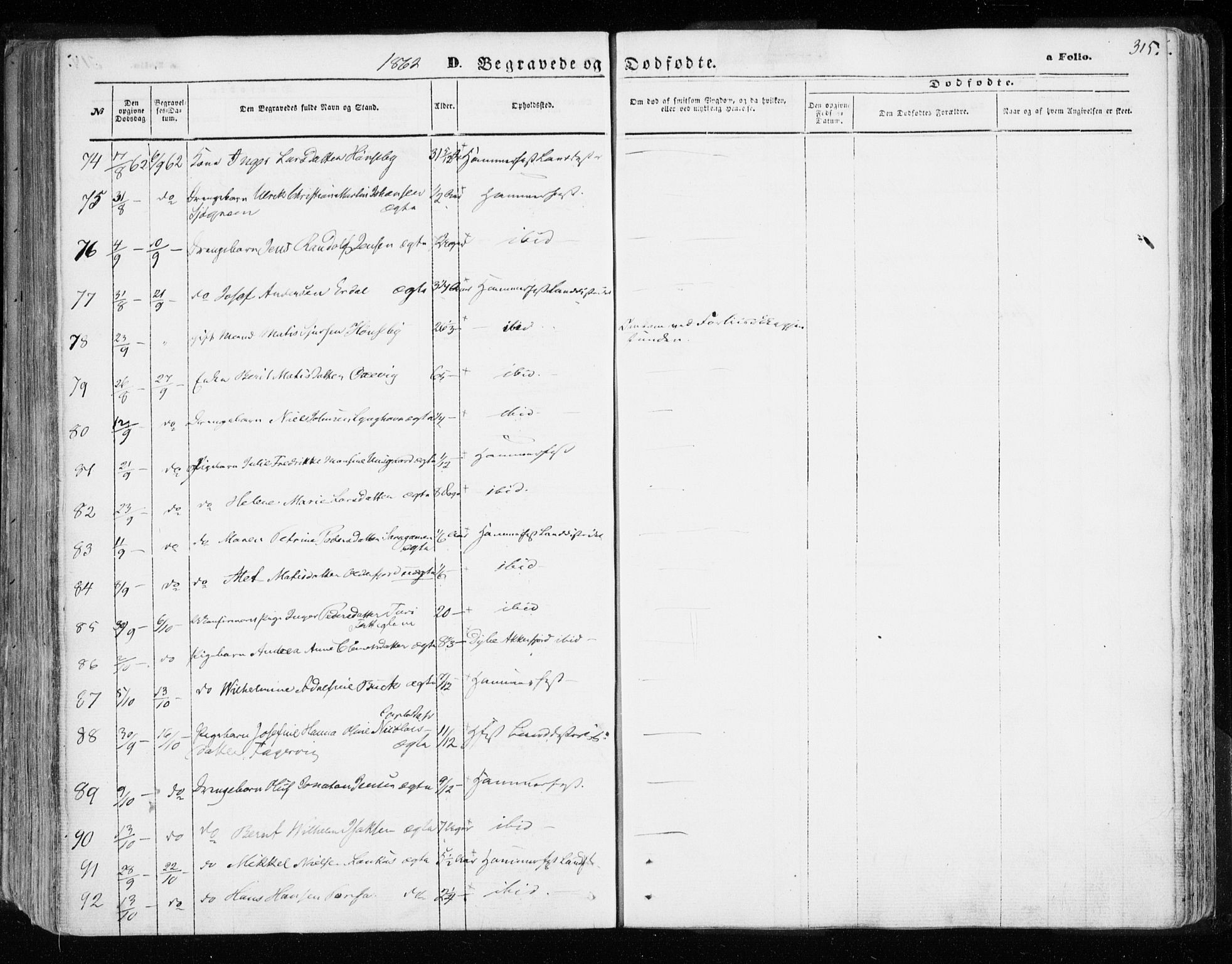 Hammerfest sokneprestkontor, AV/SATØ-S-1347/H/Ha/L0005.kirke: Ministerialbok nr. 5, 1857-1869, s. 315