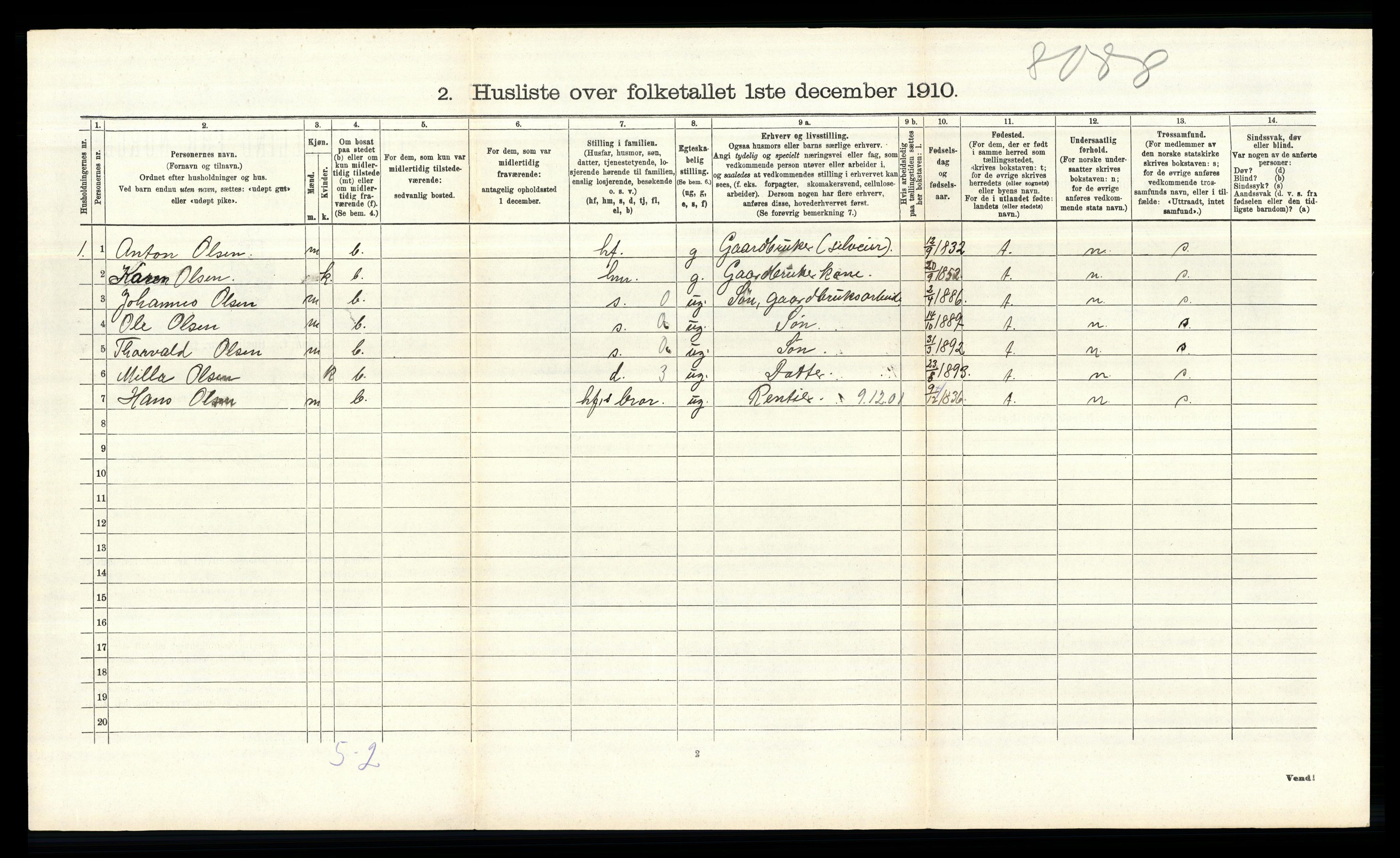 RA, Folketelling 1910 for 0138 Hobøl herred, 1910, s. 257