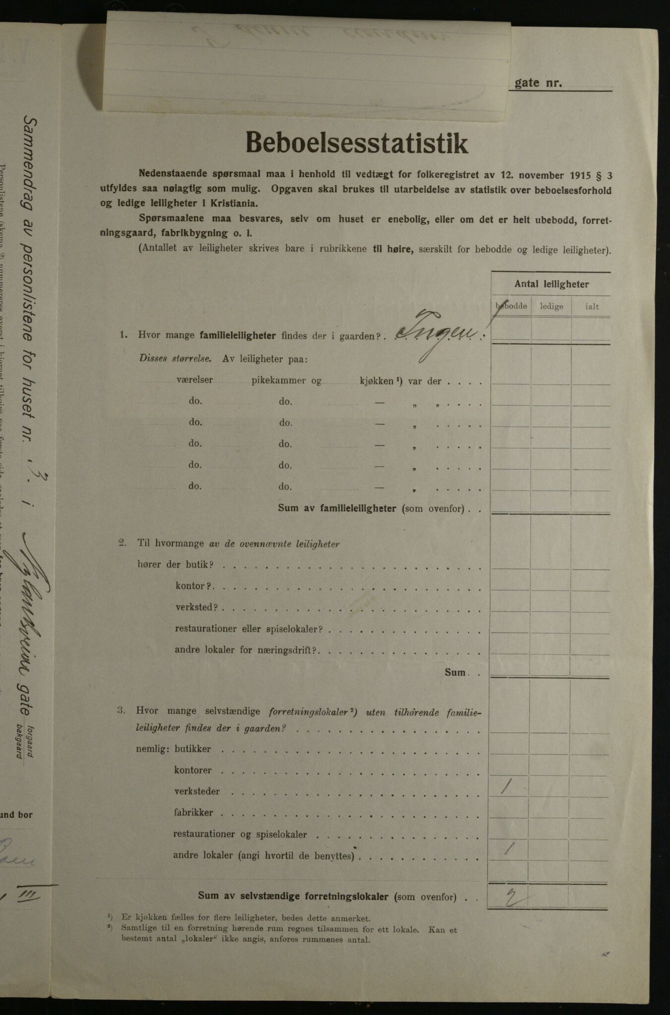 OBA, Kommunal folketelling 1.12.1923 for Kristiania, 1923, s. 81299