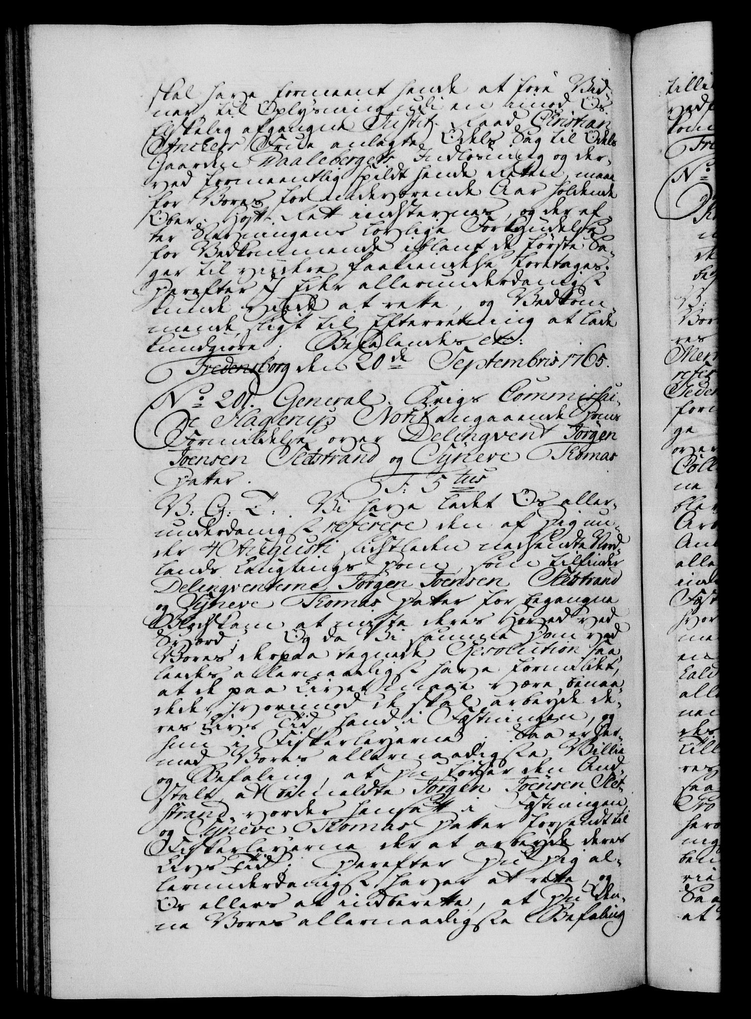 Danske Kanselli 1572-1799, AV/RA-EA-3023/F/Fc/Fca/Fcab/L0037: Norske tegnelser, 1762-1766, s. 541b