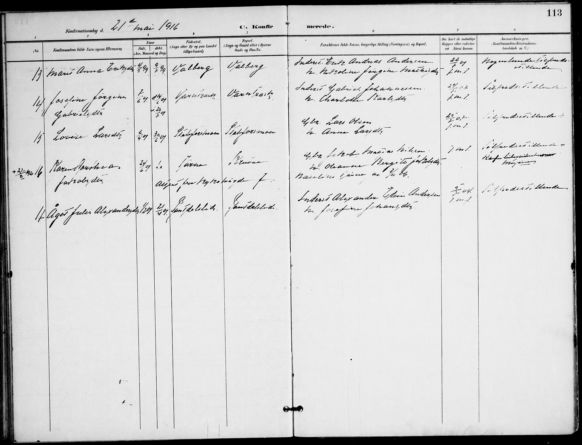 Ministerialprotokoller, klokkerbøker og fødselsregistre - Nordland, AV/SAT-A-1459/823/L0326: Ministerialbok nr. 823A03, 1899-1919, s. 113