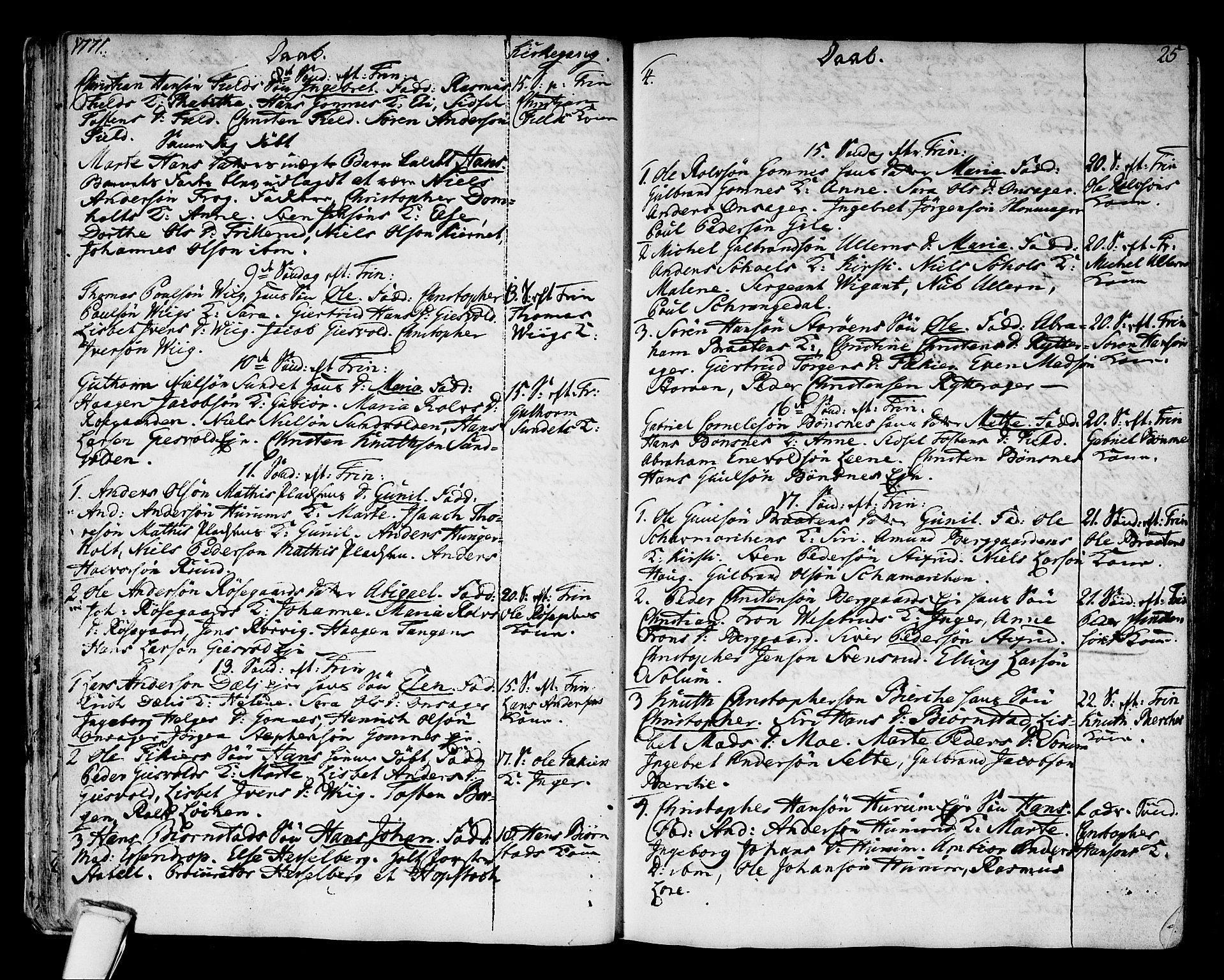 Hole kirkebøker, SAKO/A-228/F/Fa/L0002: Ministerialbok nr. I 2, 1766-1814, s. 25