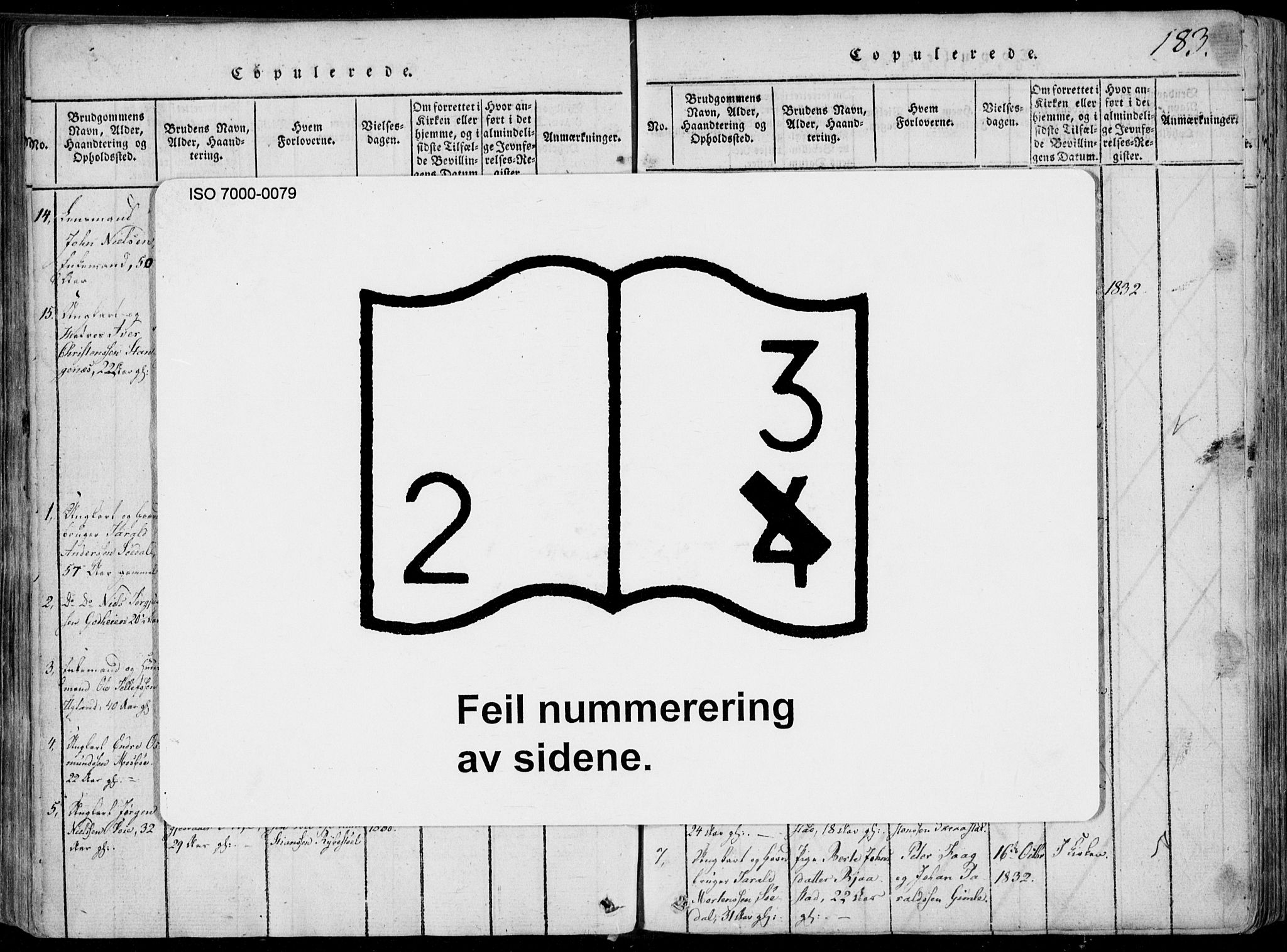 Oddernes sokneprestkontor, AV/SAK-1111-0033/F/Fa/Faa/L0005: Ministerialbok nr. A 5, 1820-1838, s. 183