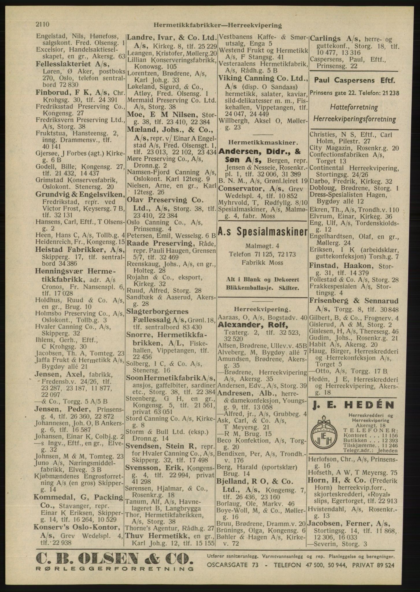 Kristiania/Oslo adressebok, PUBL/-, 1945, s. 2026