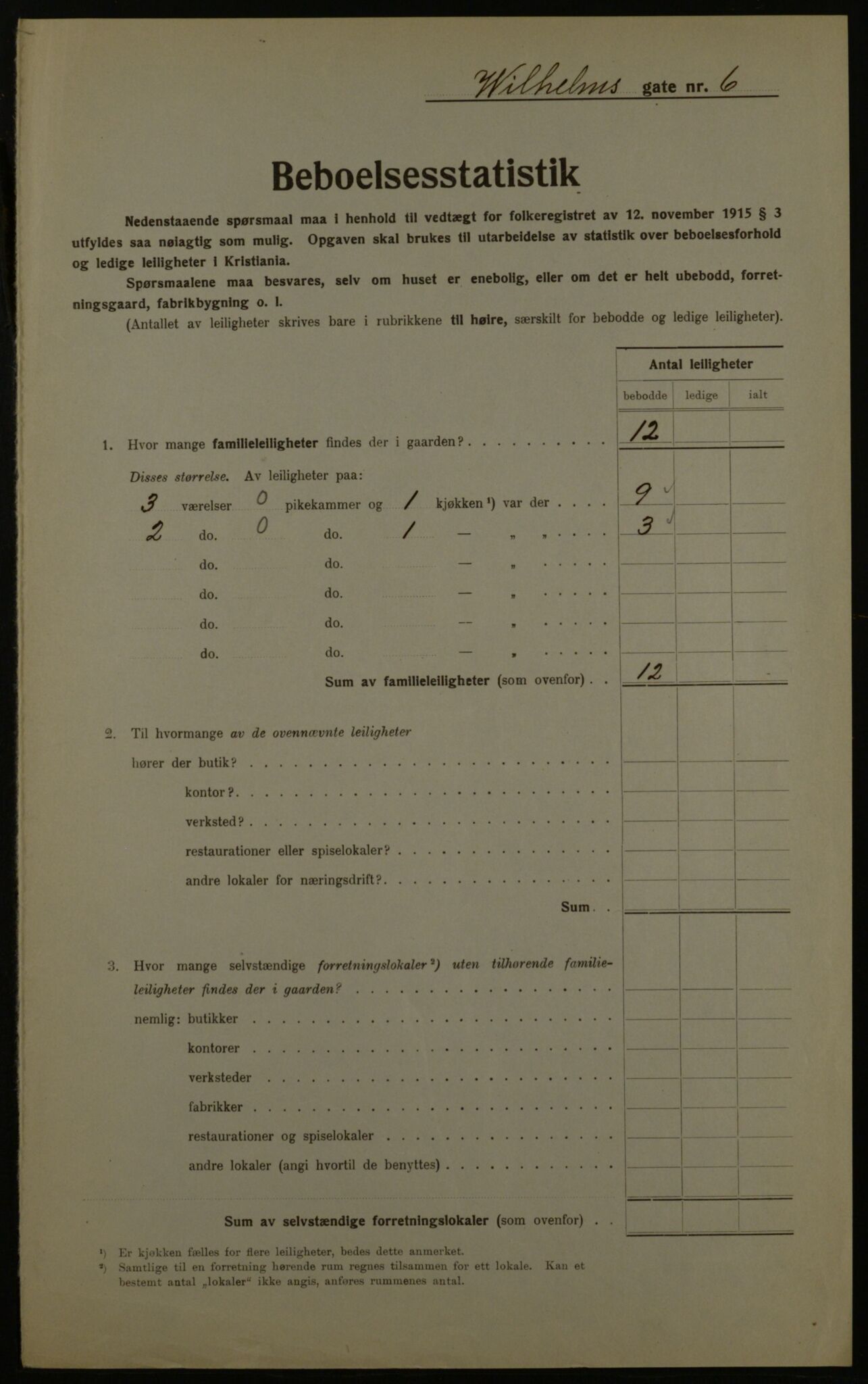 OBA, Kommunal folketelling 1.12.1923 for Kristiania, 1923, s. 141521