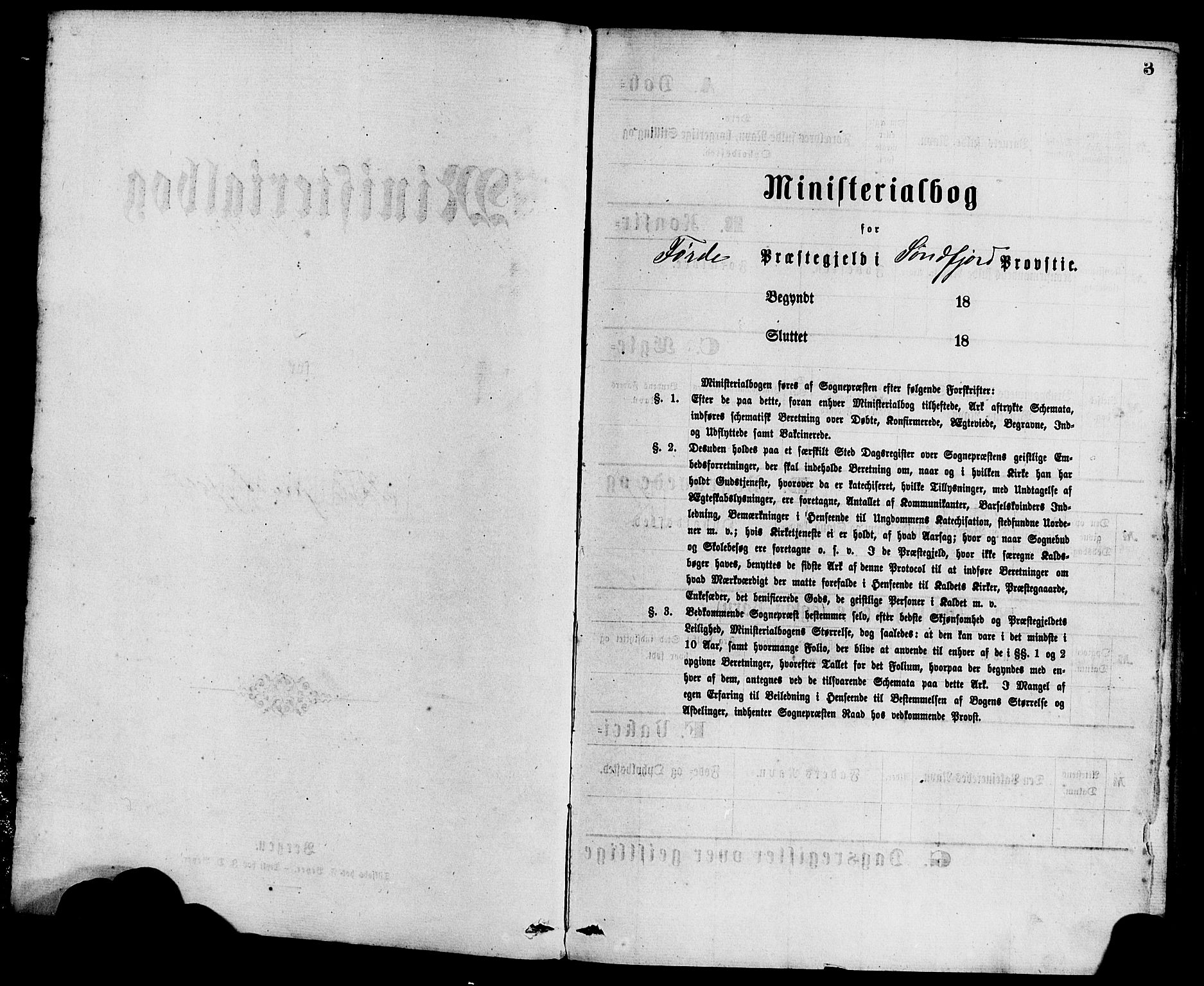Førde sokneprestembete, SAB/A-79901/H/Haa/Haaa/L0011: Ministerialbok nr. A 11, 1877-1880, s. 3