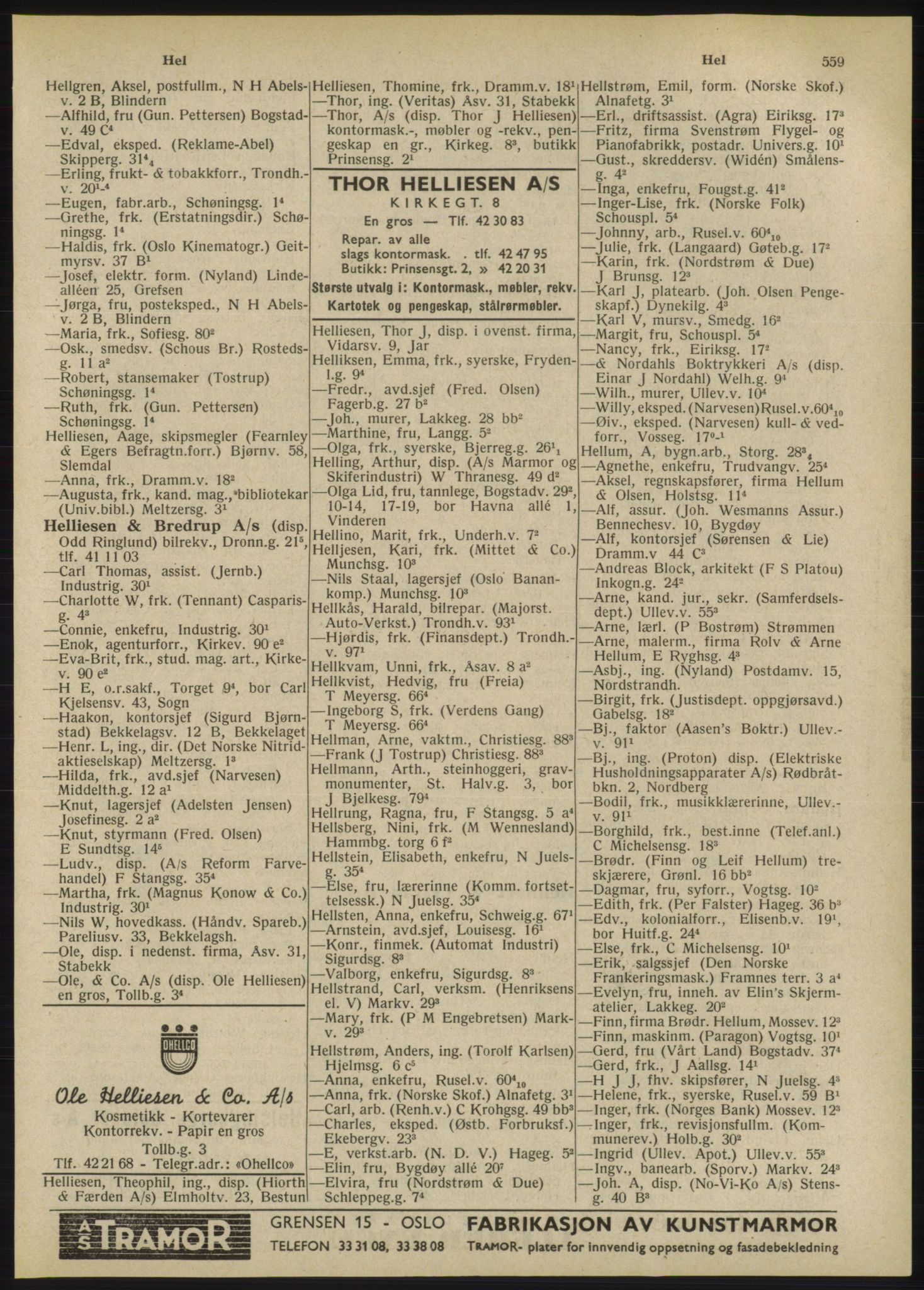 Kristiania/Oslo adressebok, PUBL/-, 1947, s. 559