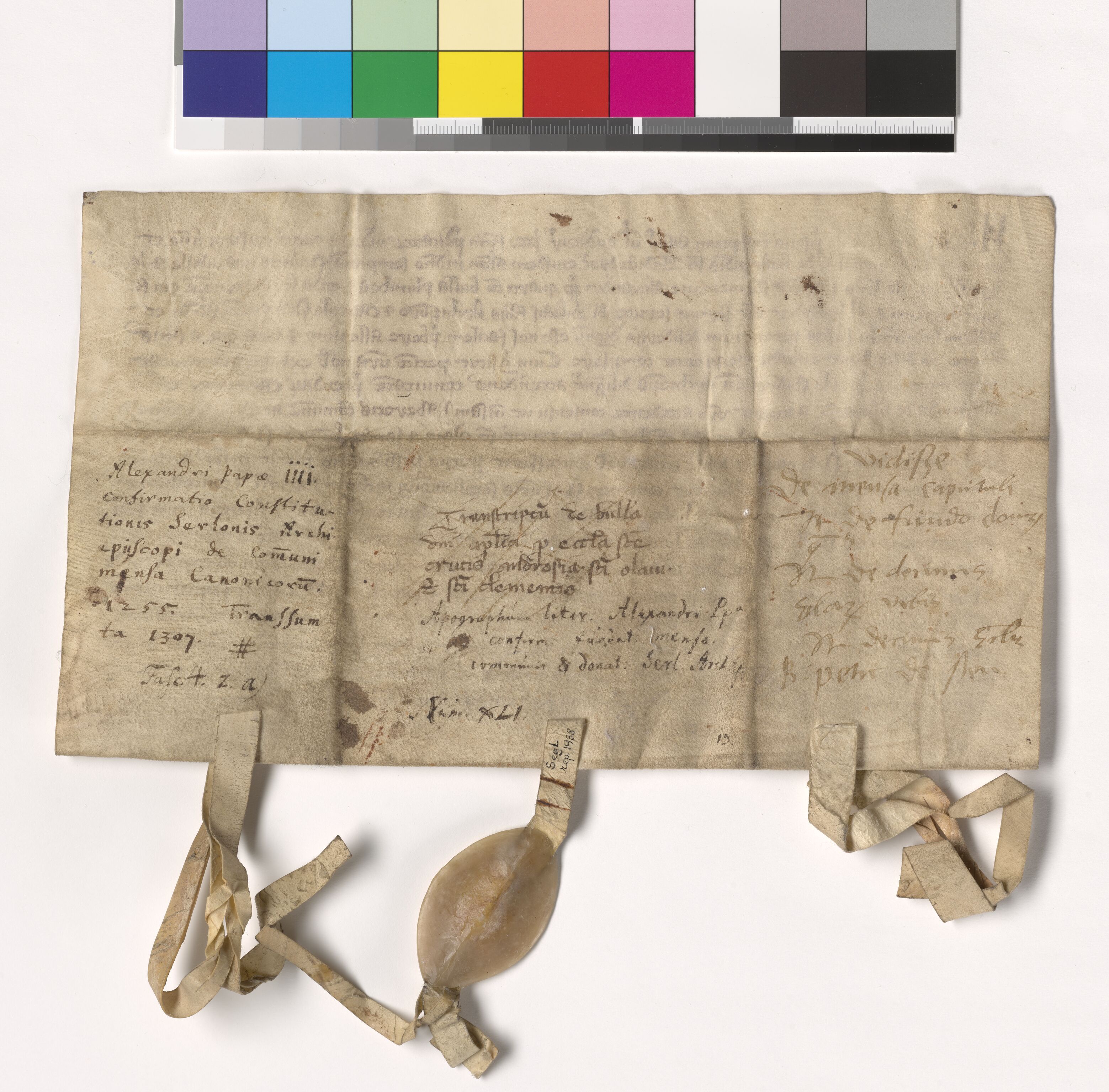 Riksarkivets diplomsamling, AV/RA-EA-5965/F05/L0011: NRA AM fasc. 4 nr. 1-2b, 1265-1307, s. 8