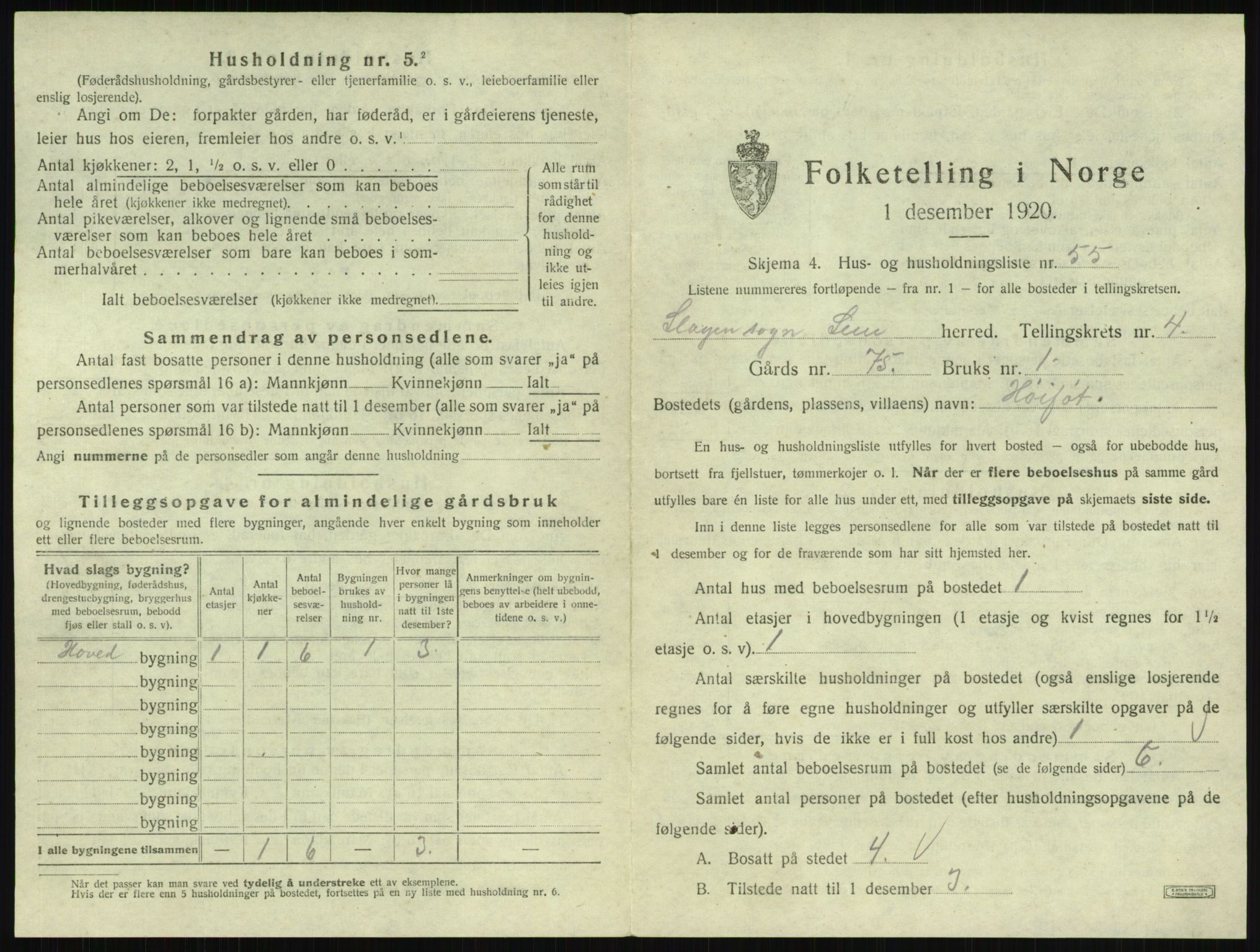 SAKO, Folketelling 1920 for 0721 Sem herred, 1920, s. 853