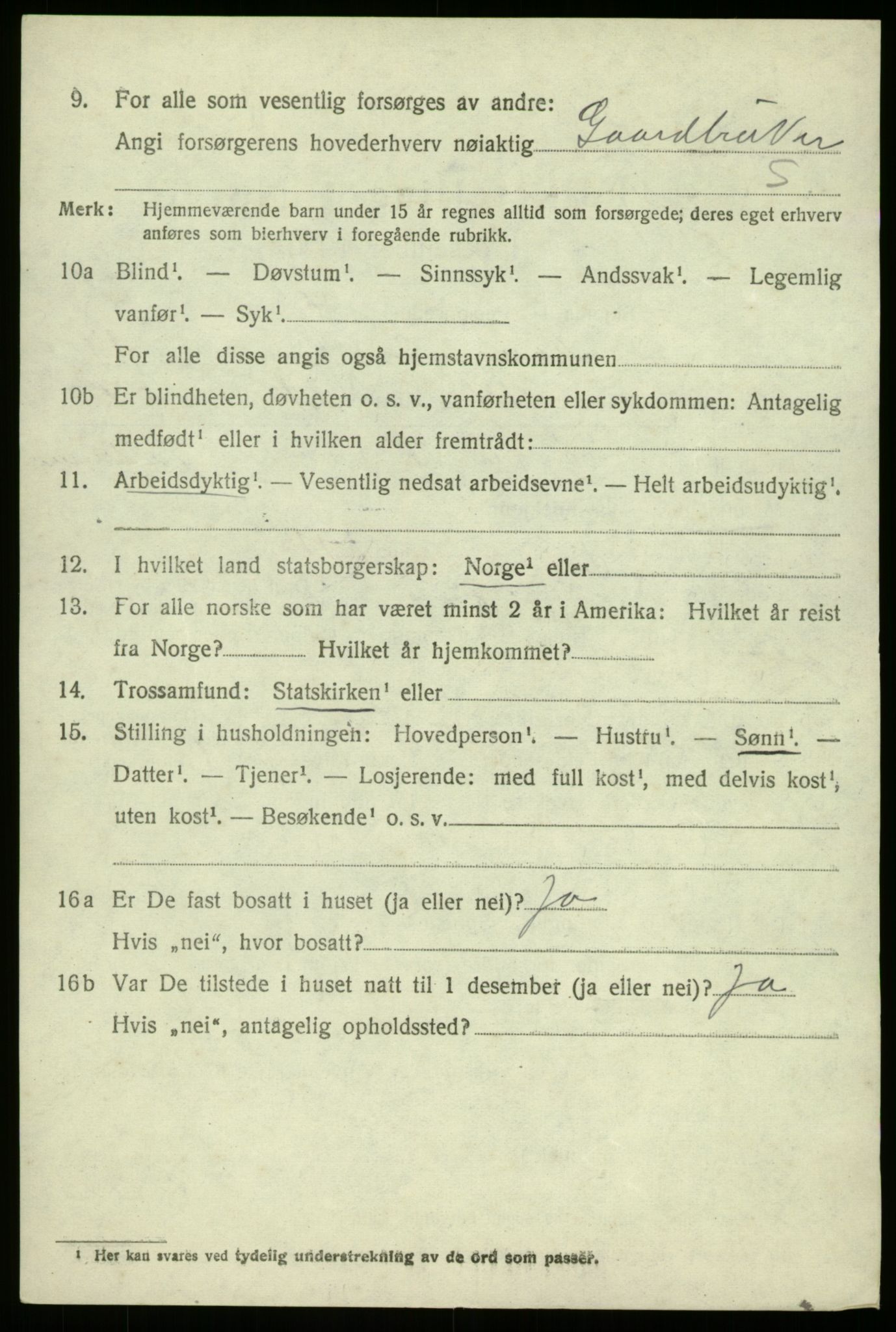 SAB, Folketelling 1920 for 1261 Manger herred, 1920, s. 9723
