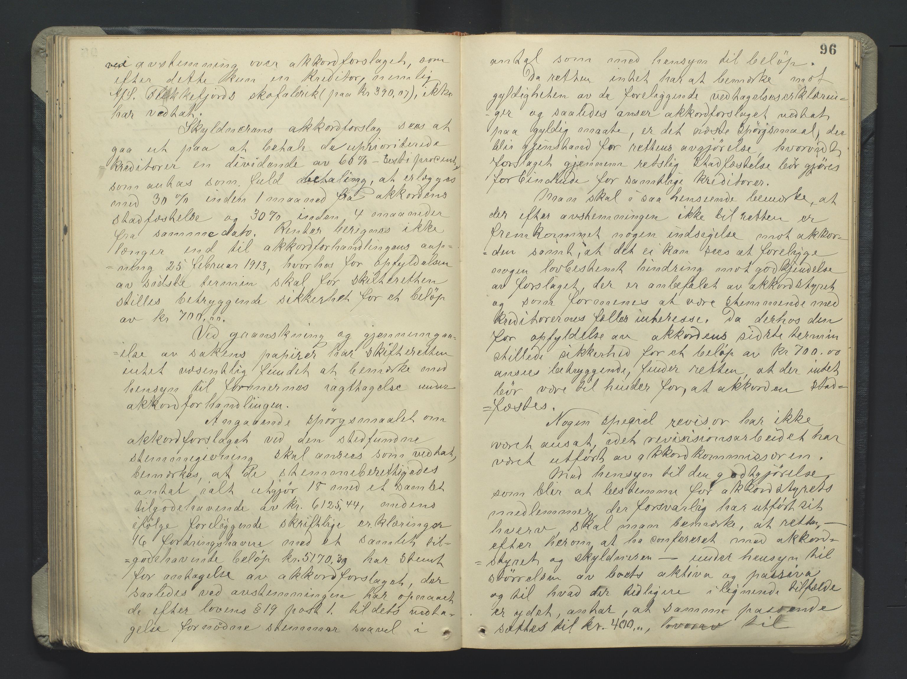 Grimstad byfogd, AV/SAK-1222-0003/H/Hc/L0009: Skifteprotokoll nr. 9, 1908-1918, s. 96