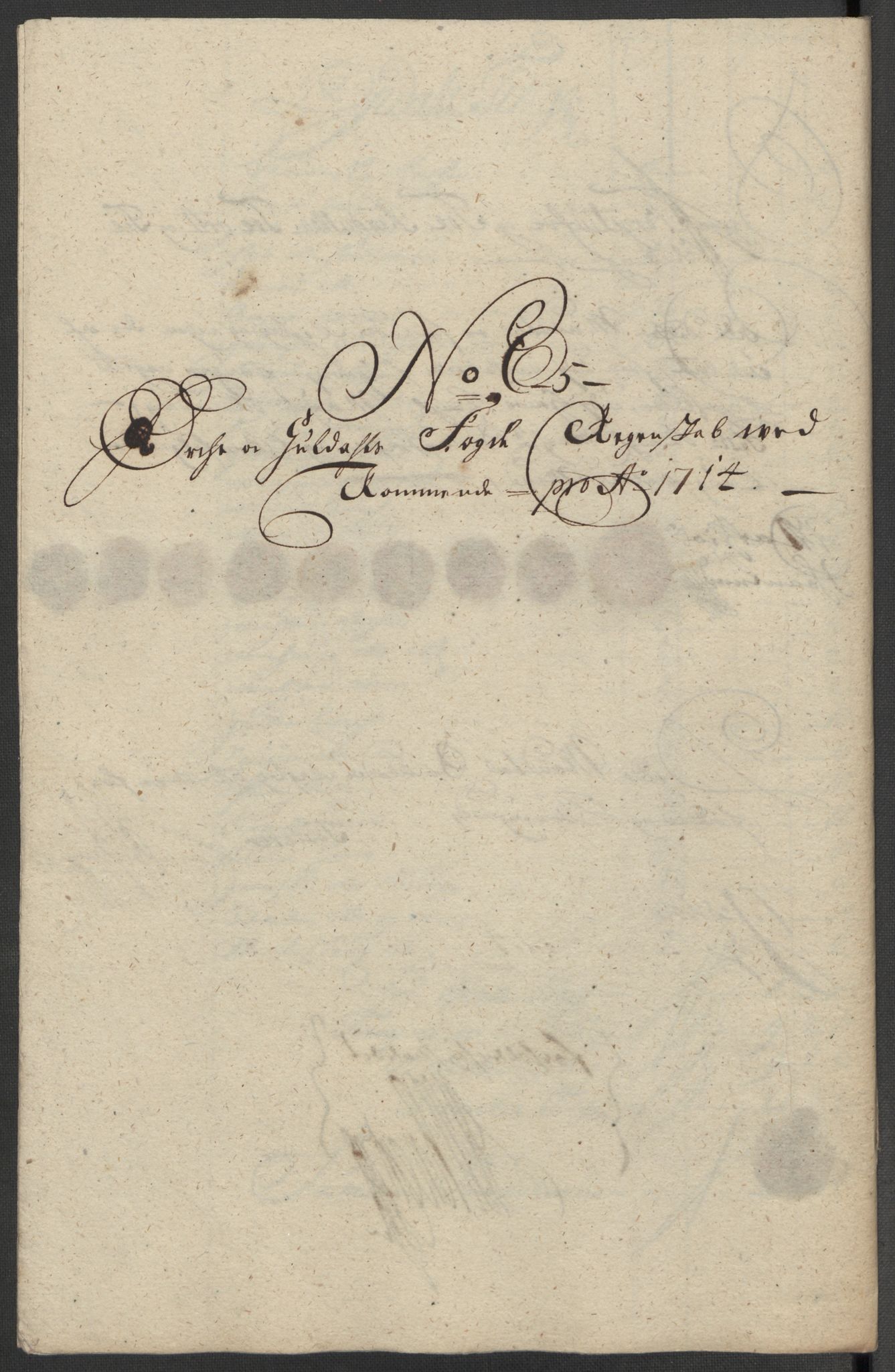 Rentekammeret inntil 1814, Reviderte regnskaper, Fogderegnskap, RA/EA-4092/R60/L3965: Fogderegnskap Orkdal og Gauldal, 1714, s. 123