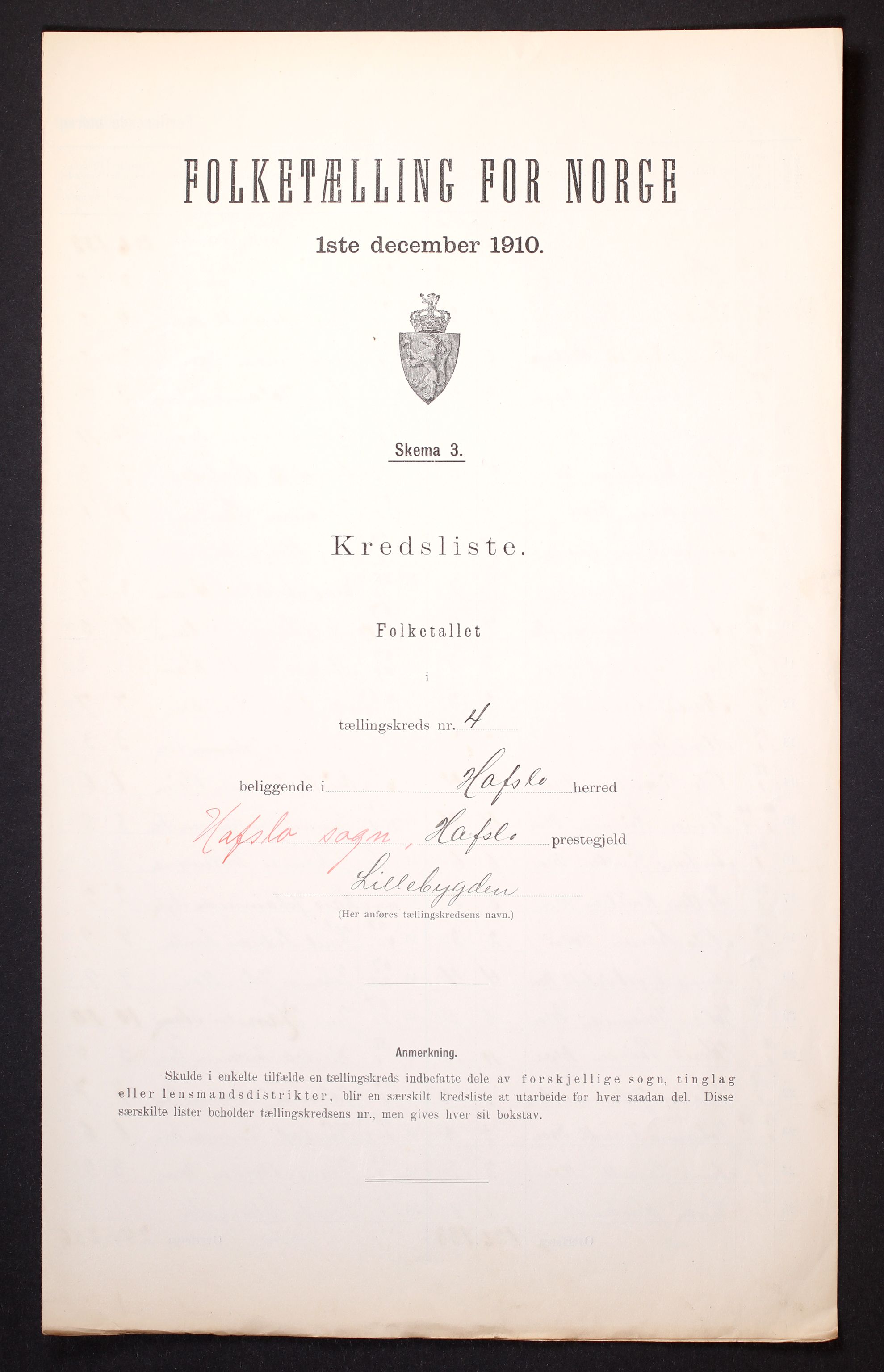 RA, Folketelling 1910 for 1425 Hafslo herred, 1910, s. 13