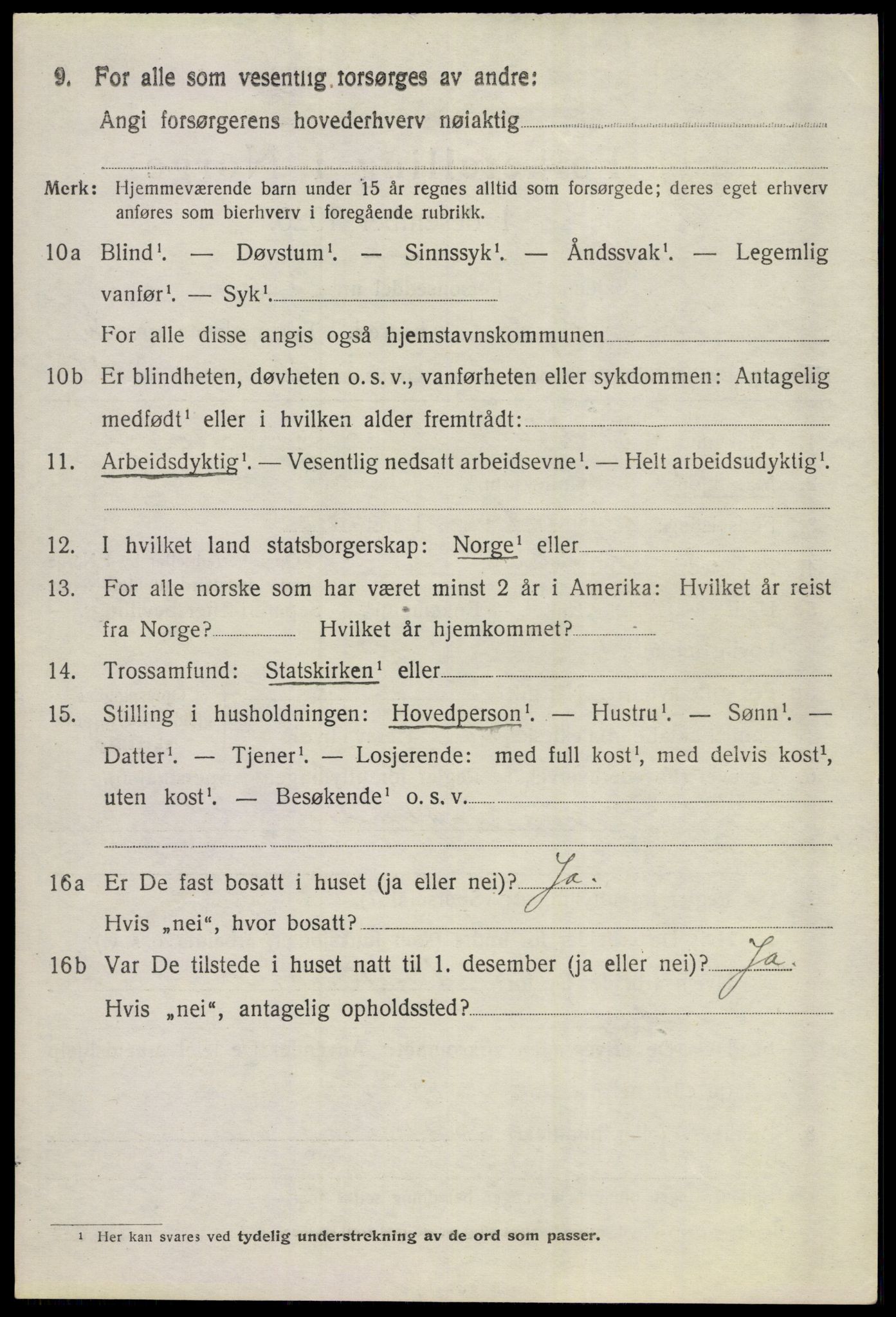 SAKO, Folketelling 1920 for 0621 Sigdal herred, 1920, s. 2027