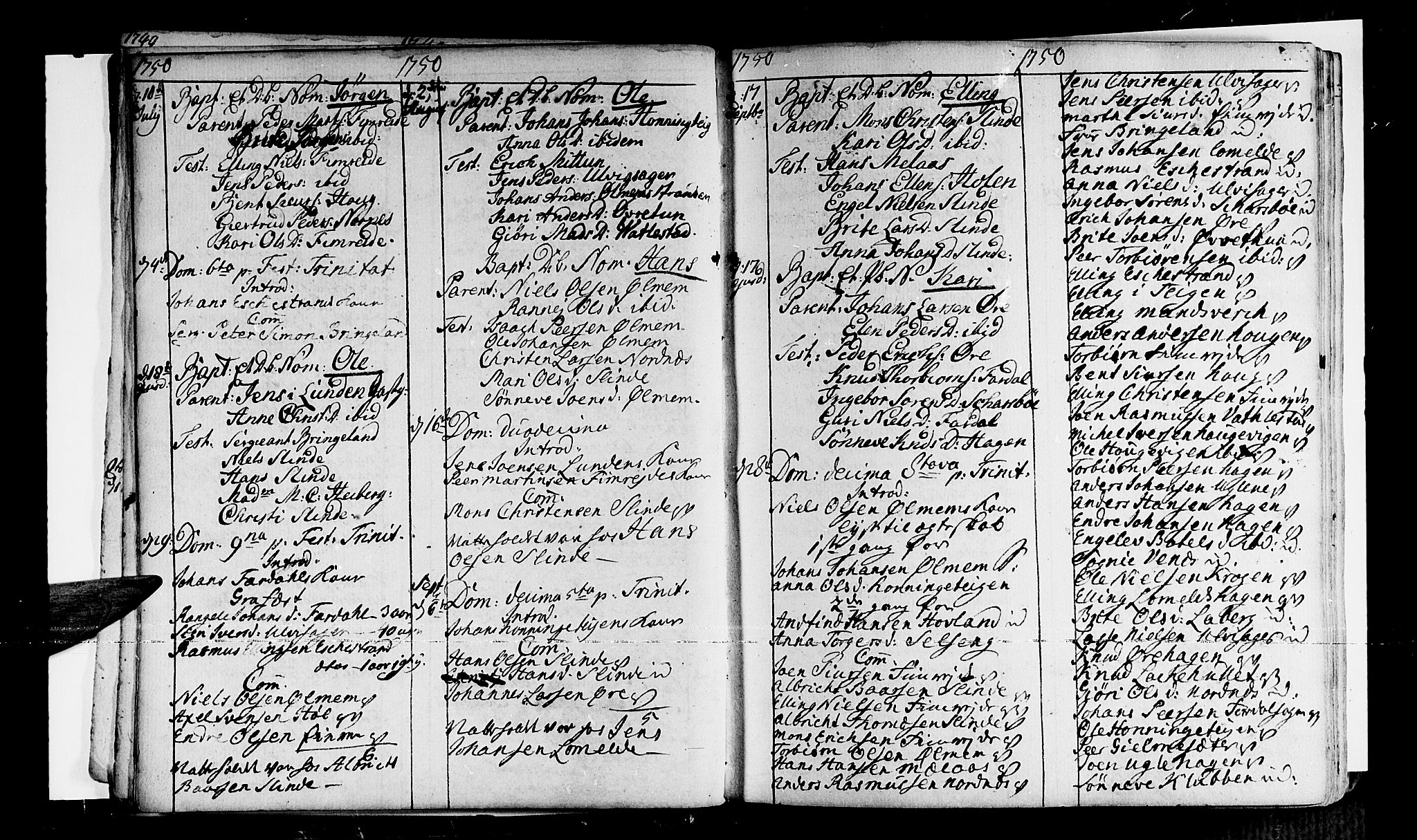 Sogndal sokneprestembete, SAB/A-81301/H/Haa/Haaa/L0004: Ministerialbok nr. A 4, 1747-1782, s. 15