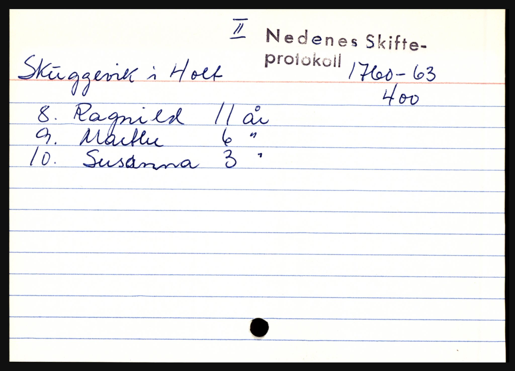 Nedenes sorenskriveri før 1824, AV/SAK-1221-0007/H, s. 27259