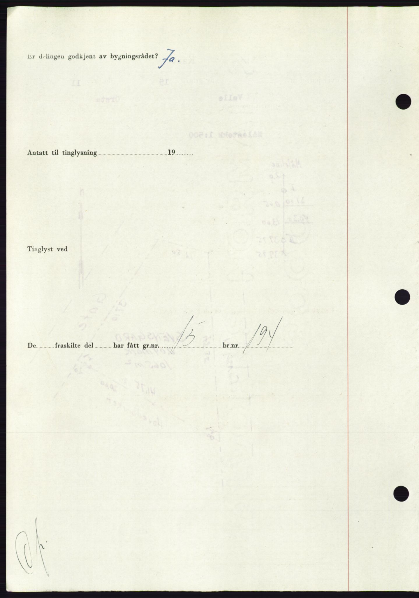 Søre Sunnmøre sorenskriveri, AV/SAT-A-4122/1/2/2C/L0090: Pantebok nr. 16A, 1951-1951, Dagboknr: 2315/1951