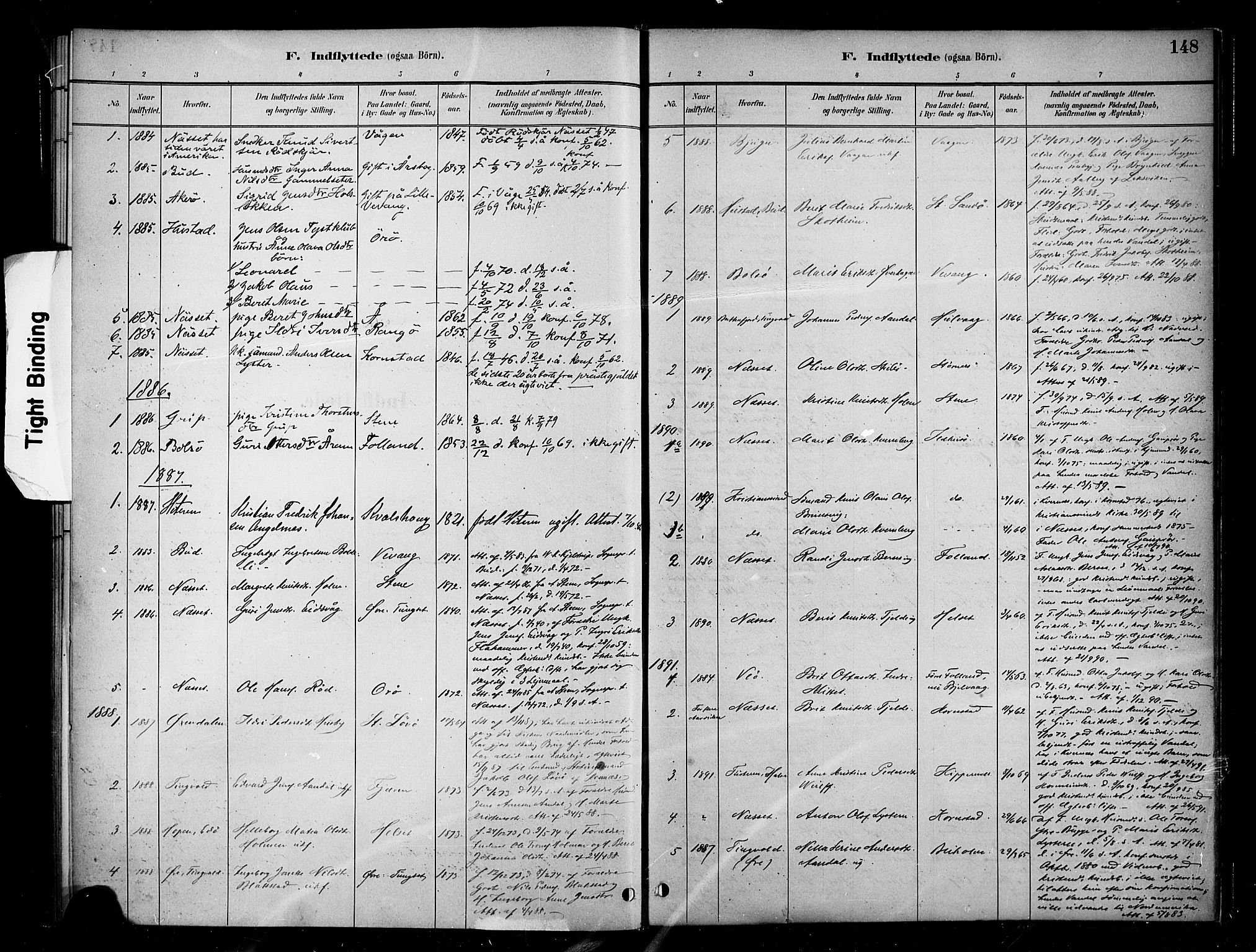 Ministerialprotokoller, klokkerbøker og fødselsregistre - Møre og Romsdal, AV/SAT-A-1454/570/L0832: Ministerialbok nr. 570A06, 1885-1900, s. 148