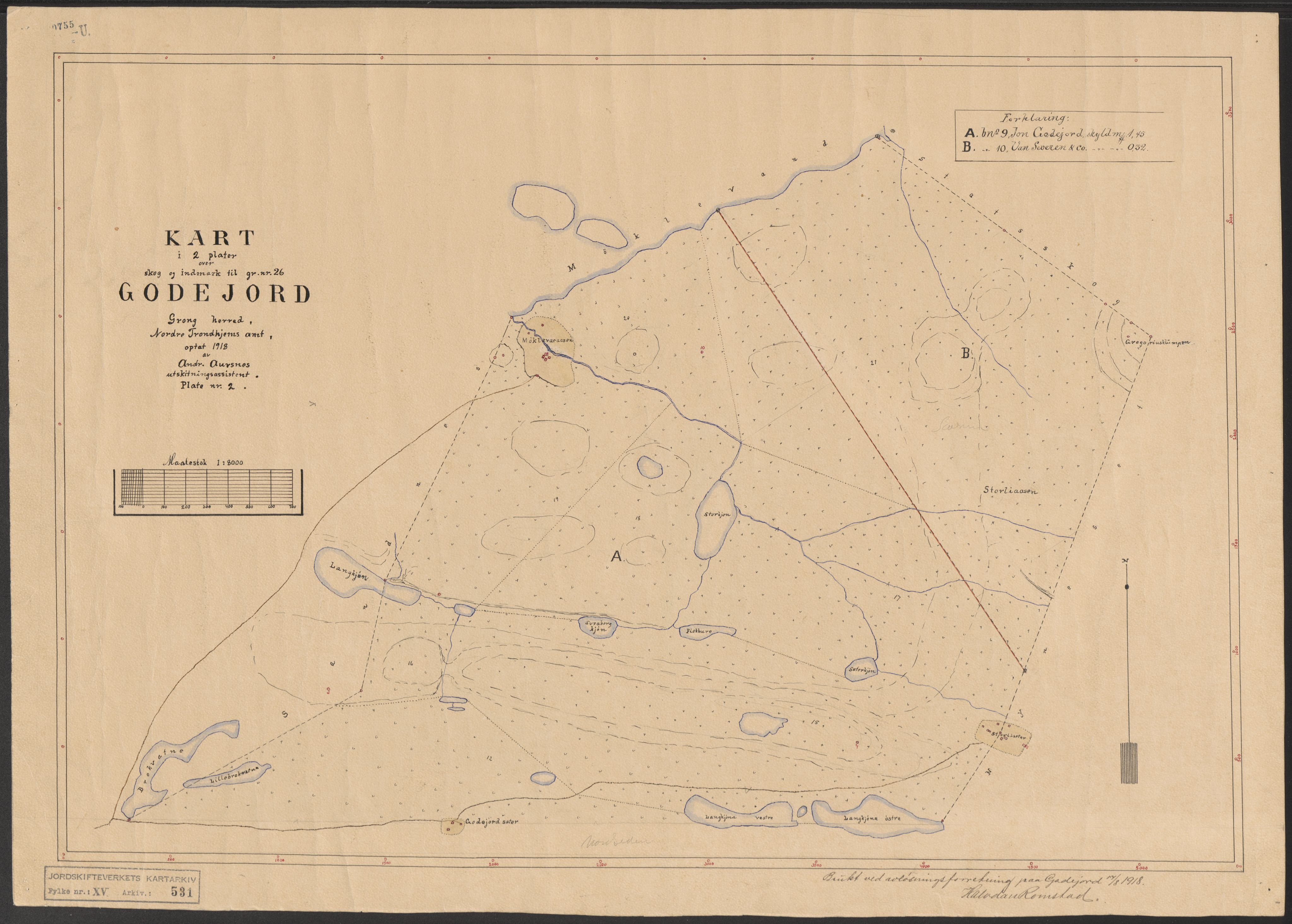 Jordskifteverkets kartarkiv, AV/RA-S-3929/T, 1859-1988, s. 667