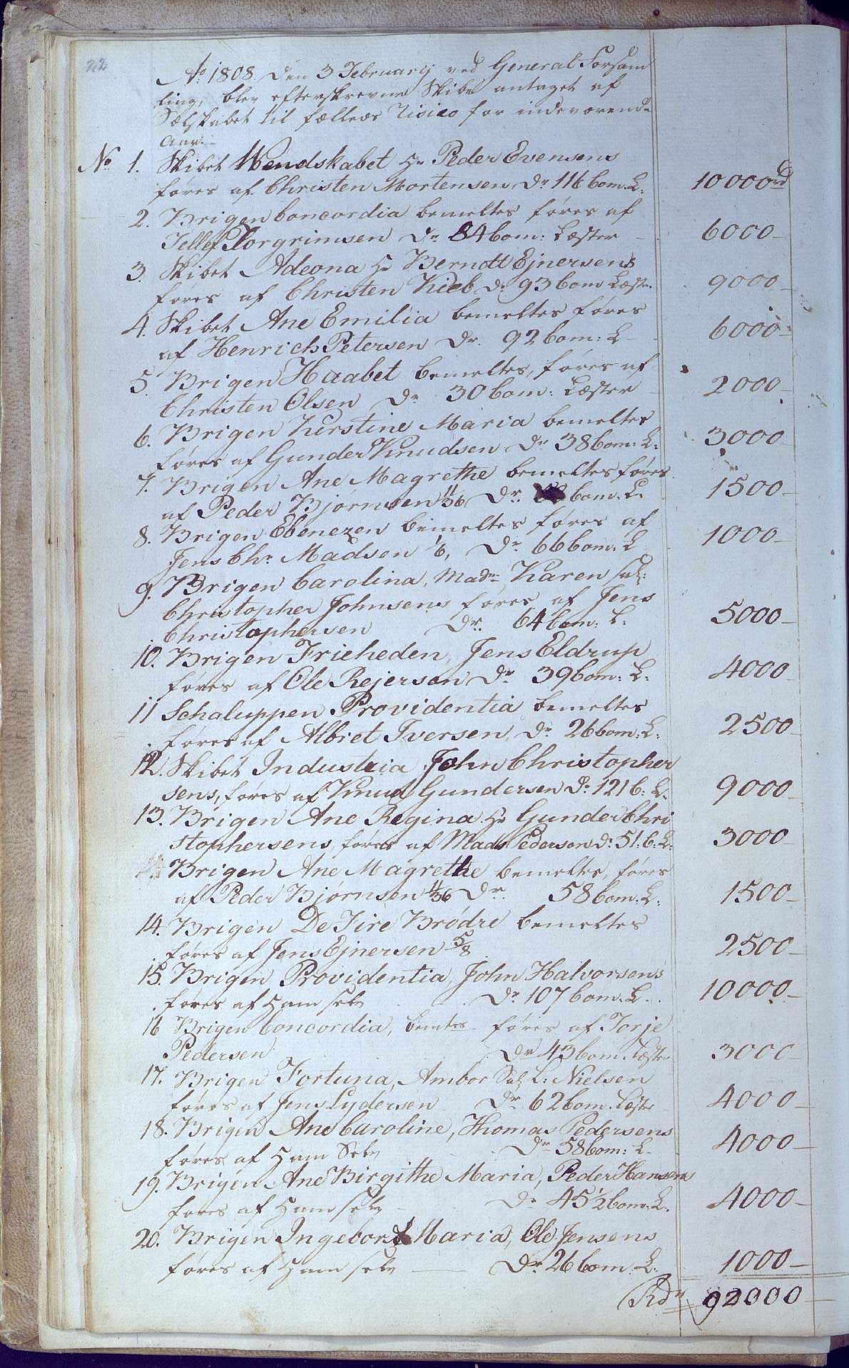 Oxefjordens indbyrdes Assuranceselskab, AAKS/PA-1060a/A/A01/L0001: Forhandlingsprotokoll med regnskap, 1806-1819, s. 14