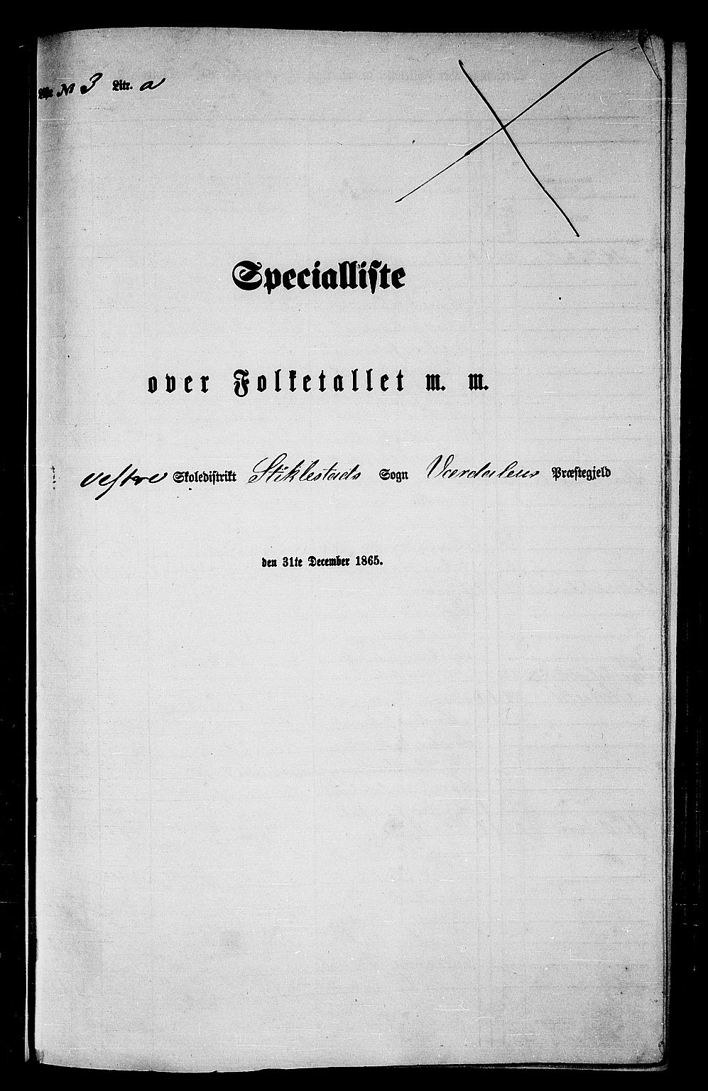 RA, Folketelling 1865 for 1721P Verdal prestegjeld, 1865, s. 69