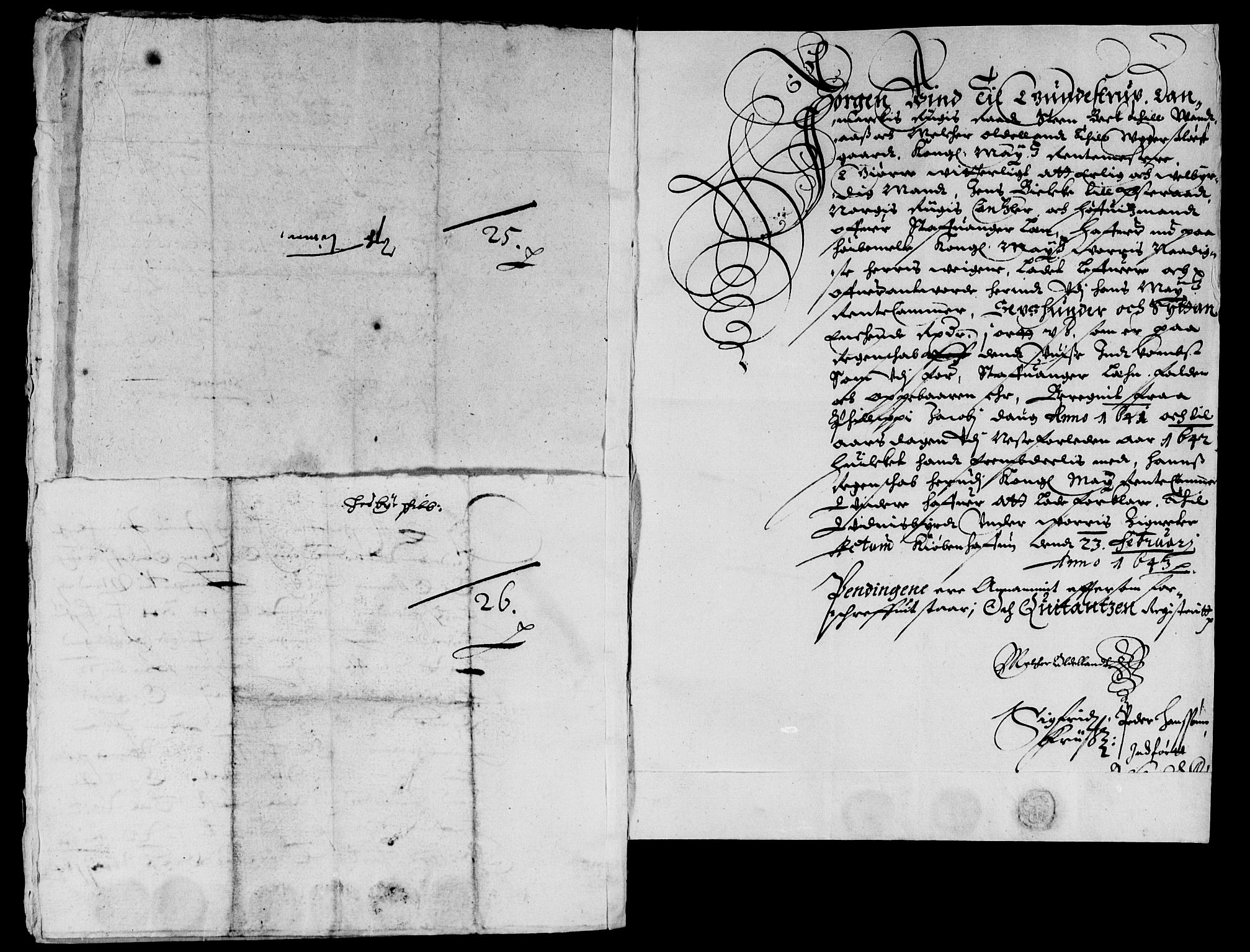 Rentekammeret inntil 1814, Reviderte regnskaper, Lensregnskaper, AV/RA-EA-5023/R/Rb/Rbs/L0025: Stavanger len, 1635-1642