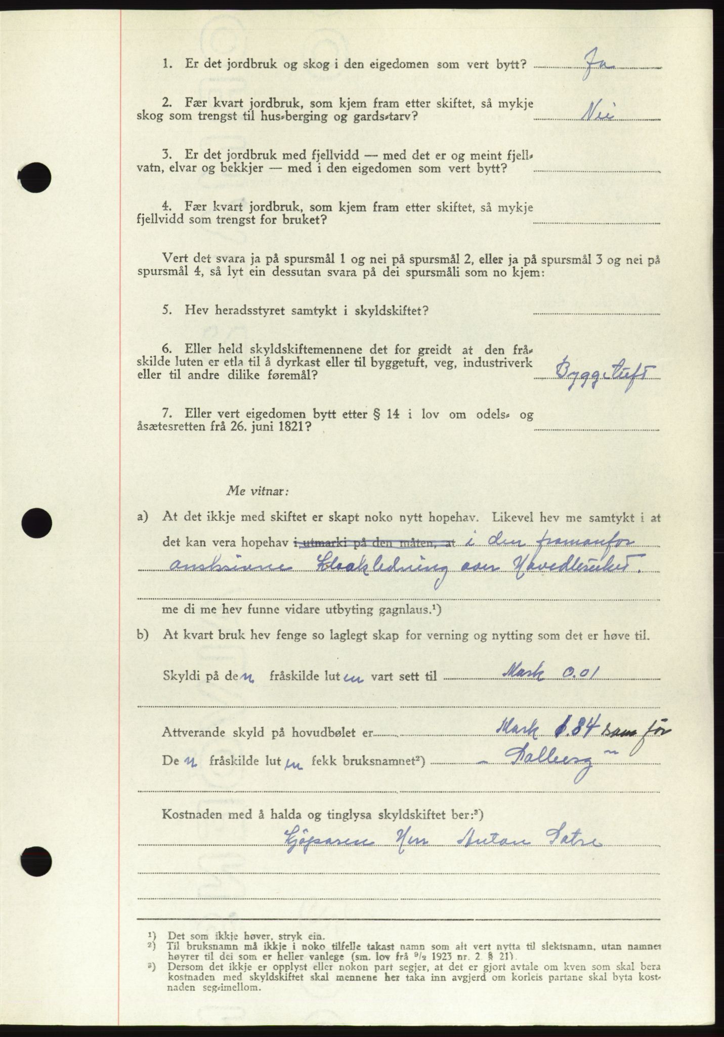 Søre Sunnmøre sorenskriveri, AV/SAT-A-4122/1/2/2C/L0082: Pantebok nr. 8A, 1948-1948, Dagboknr: 835/1948