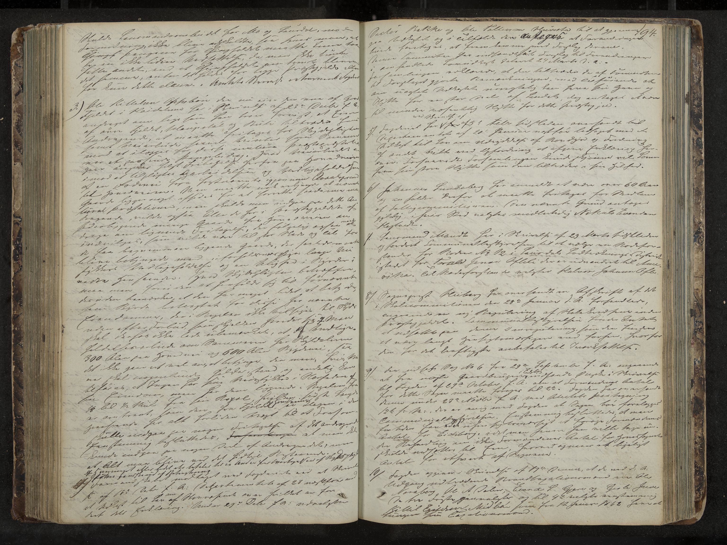 Lårdal formannskap og sentraladministrasjon, IKAK/0833021/A/L0001: Møtebok, 1838-1865, s. 194
