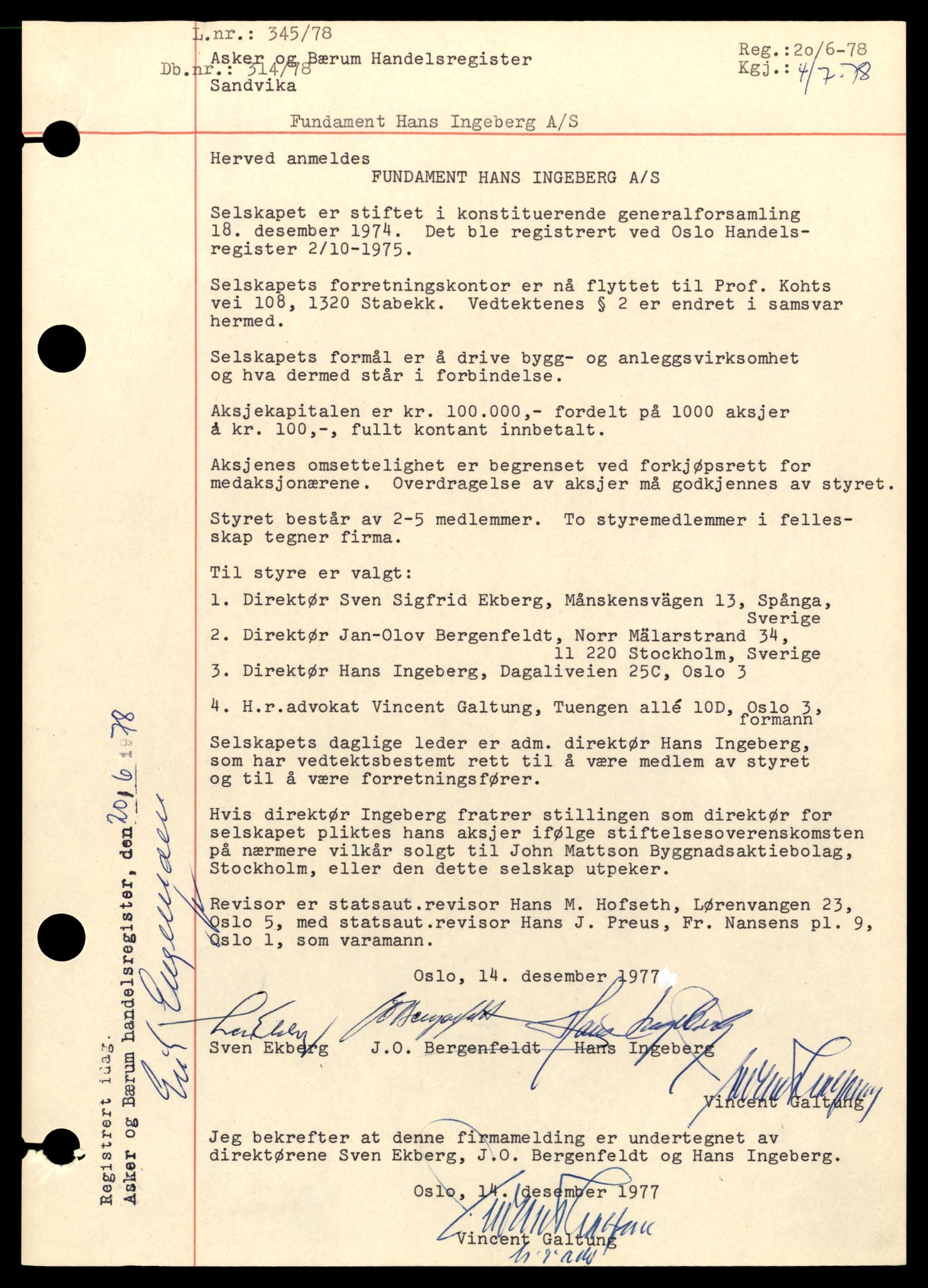 Asker og Bærum tingrett, AV/SAT-A-10379/K/Kb/Kba/L0024: Aksjeselskap i Bærum, Fu - G, 1890-1989, s. 1