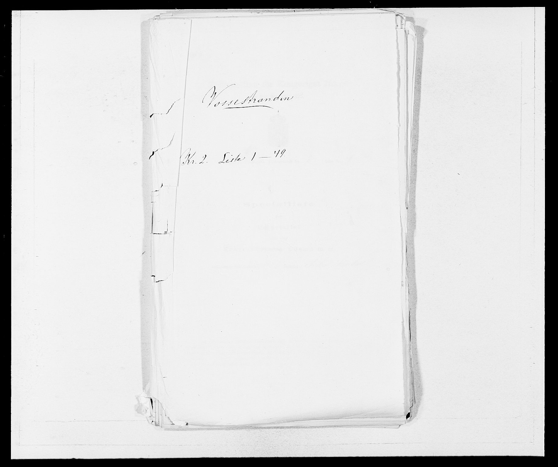 SAB, Folketelling 1875 for 1236P Vossestrand prestegjeld, 1875, s. 100
