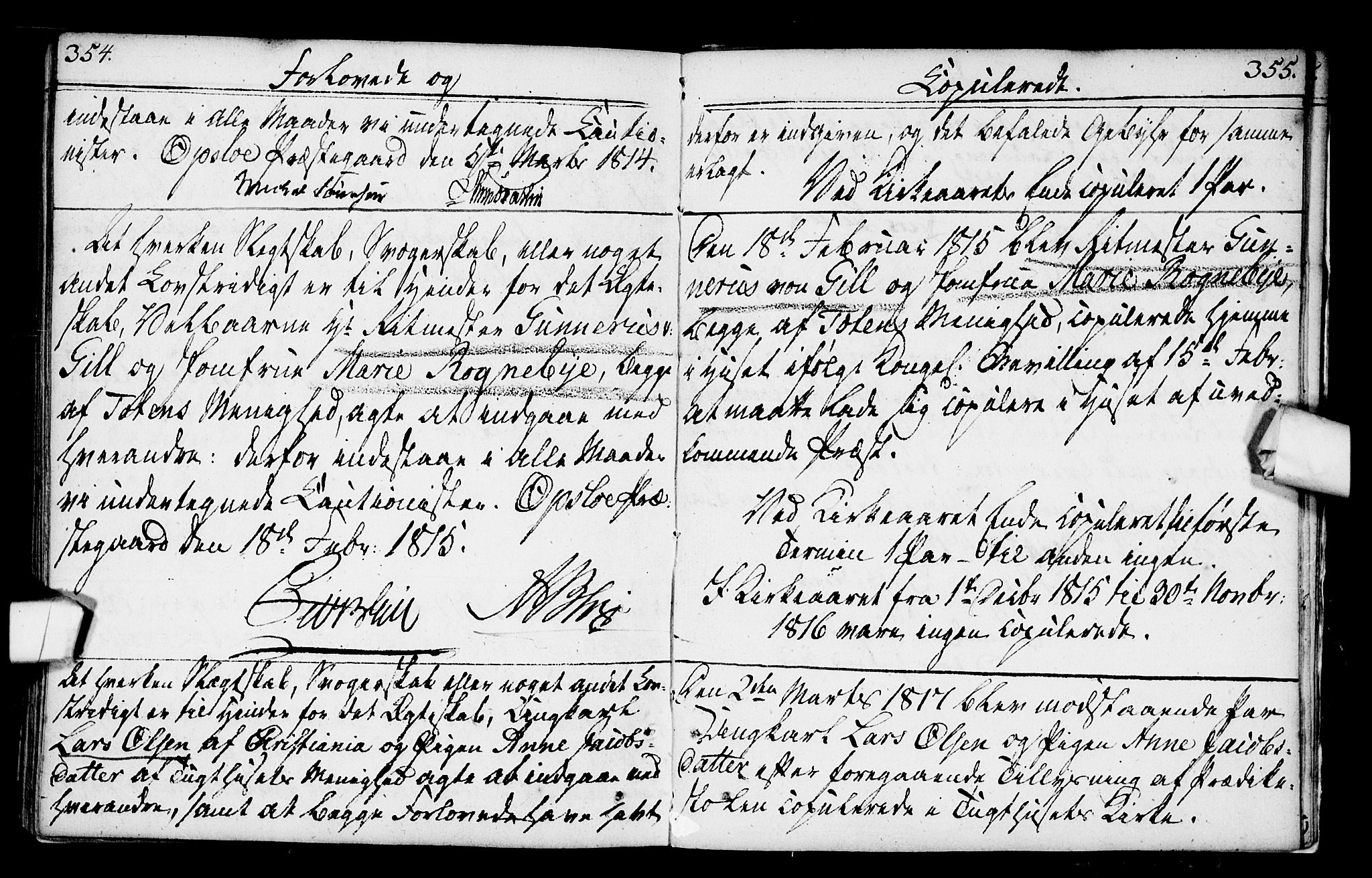 Kristiania tukthusprest Kirkebøker, AV/SAO-A-10881/F/Fa/L0001: Ministerialbok nr. 1, 1758-1828, s. 354-355