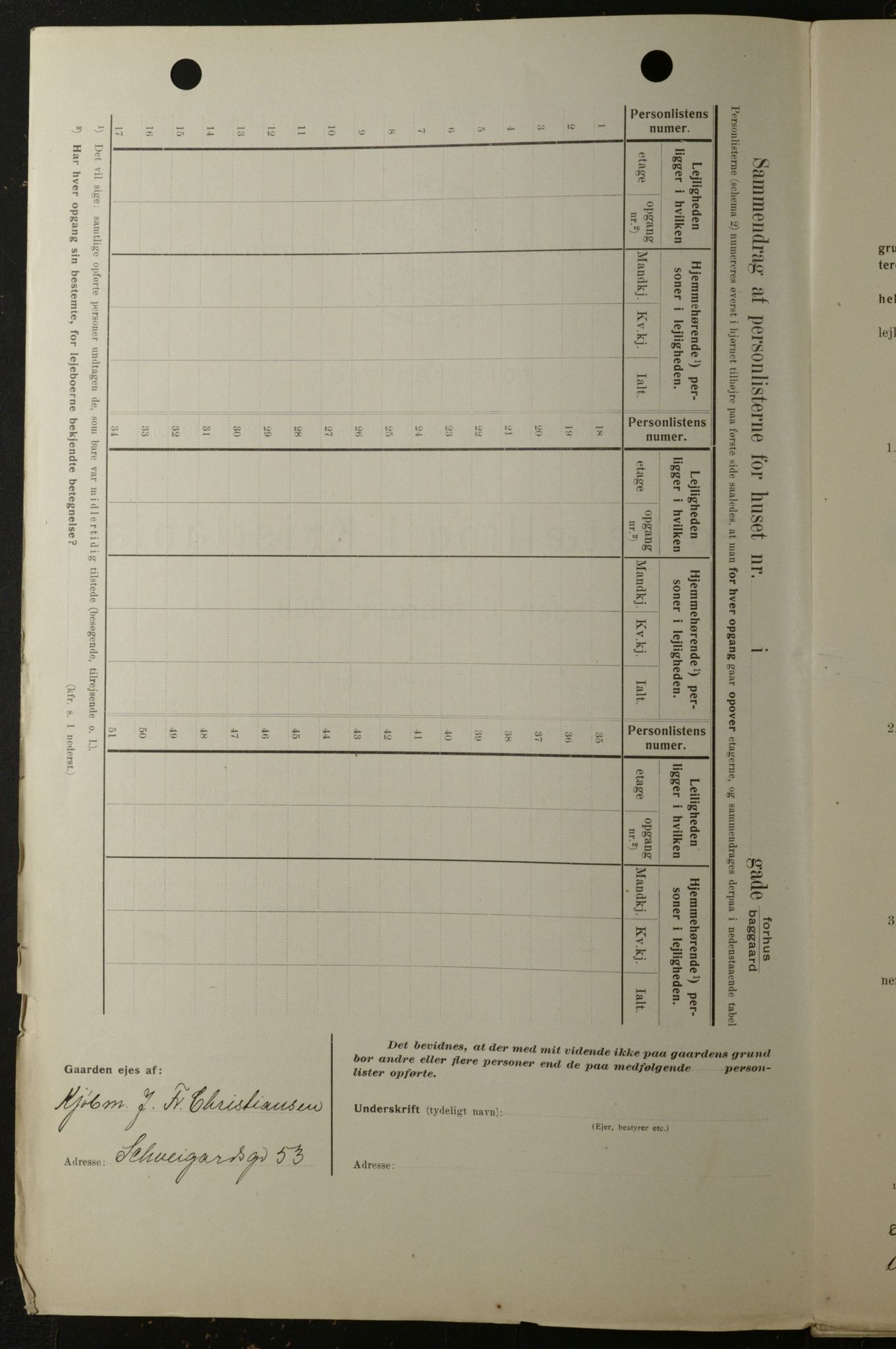 OBA, Kommunal folketelling 1.2.1908 for Kristiania kjøpstad, 1908, s. 79232