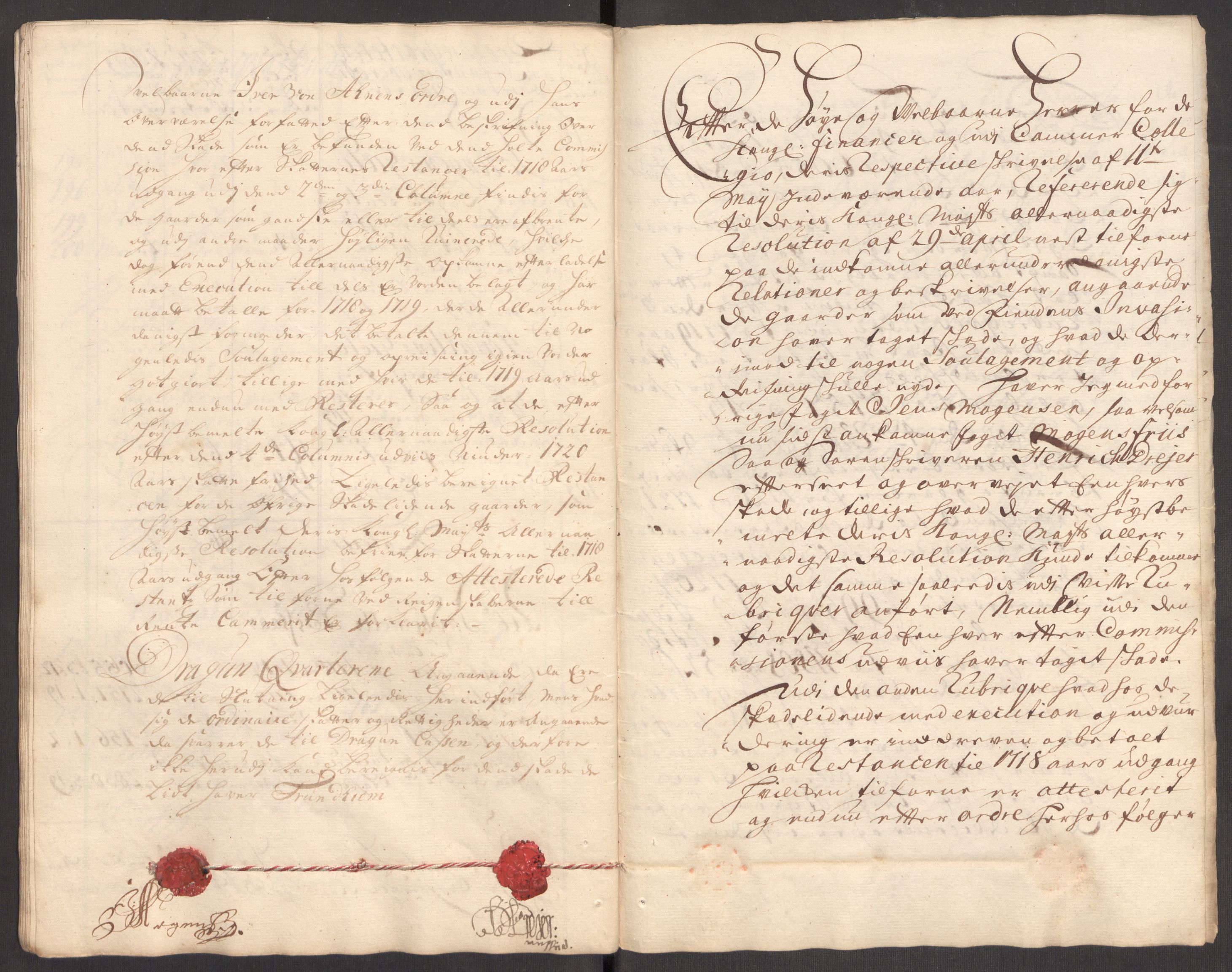 Rentekammeret inntil 1814, Realistisk ordnet avdeling, AV/RA-EA-4070/Ki/L0012: [S10]: Kommisjonsforretning over skader påført allmuen nordafjells i krigsåret 1718, 1718, s. 274