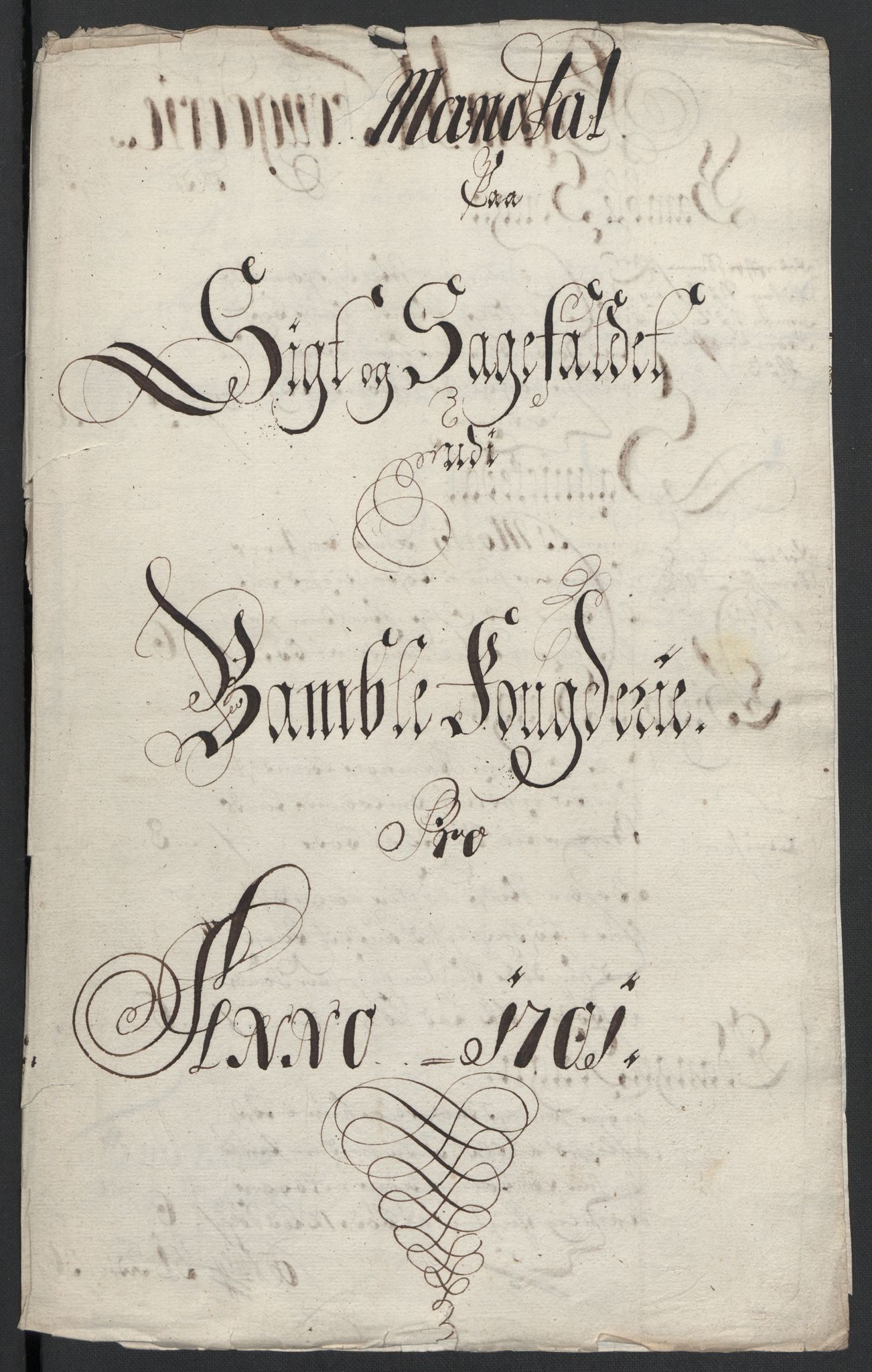 Rentekammeret inntil 1814, Reviderte regnskaper, Fogderegnskap, RA/EA-4092/R36/L2105: Fogderegnskap Øvre og Nedre Telemark og Bamble, 1701, s. 146